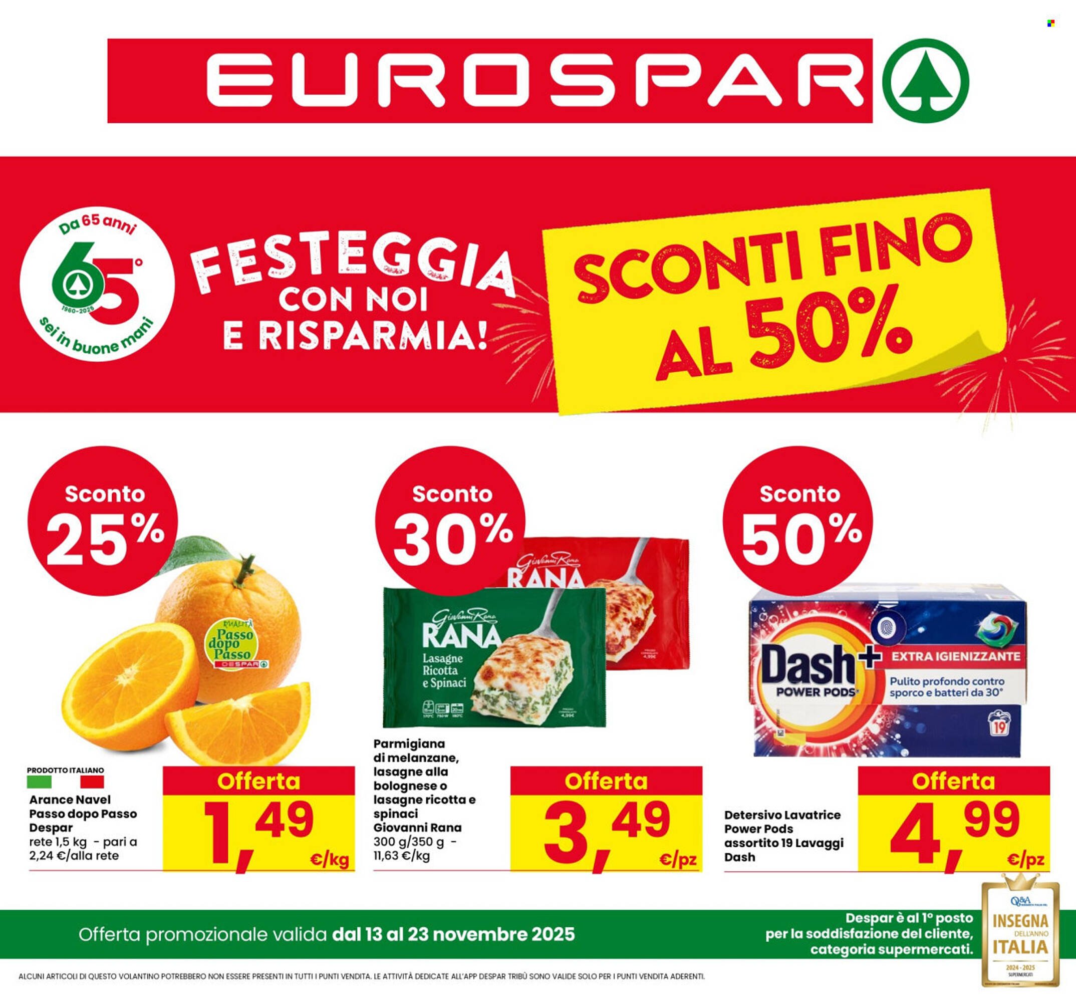 Volantino Eurospar (2025-11-13 - 2025-11-23)
