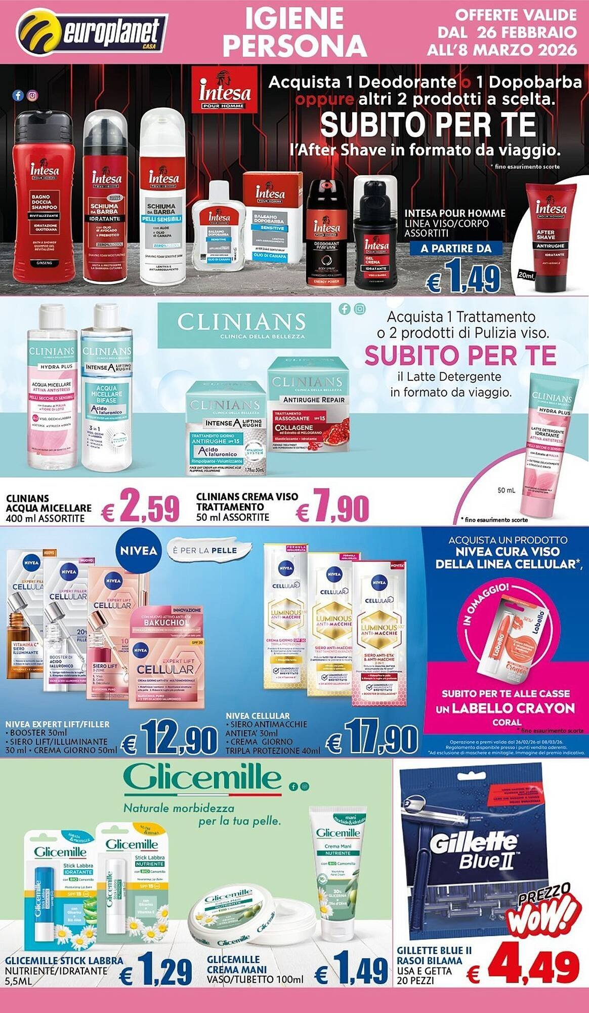 Volantino Europlanet Casa (2026-02-26 - 2026-03-08)