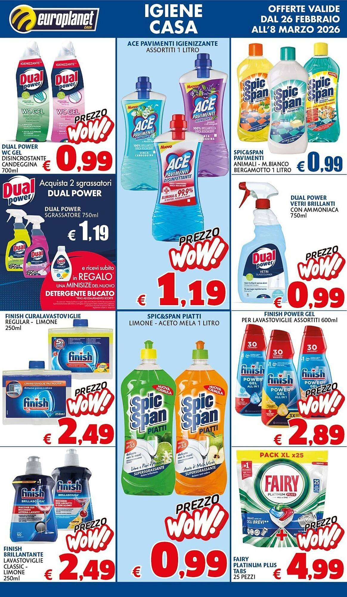 Volantino Europlanet Casa (2026-02-26 - 2026-03-08)