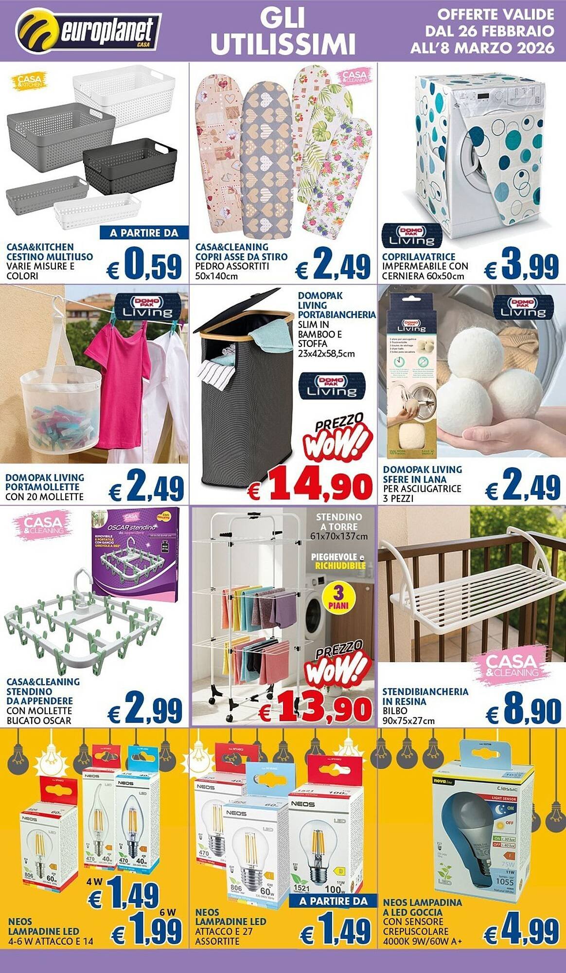 Volantino Europlanet Casa (2026-02-26 - 2026-03-08)
