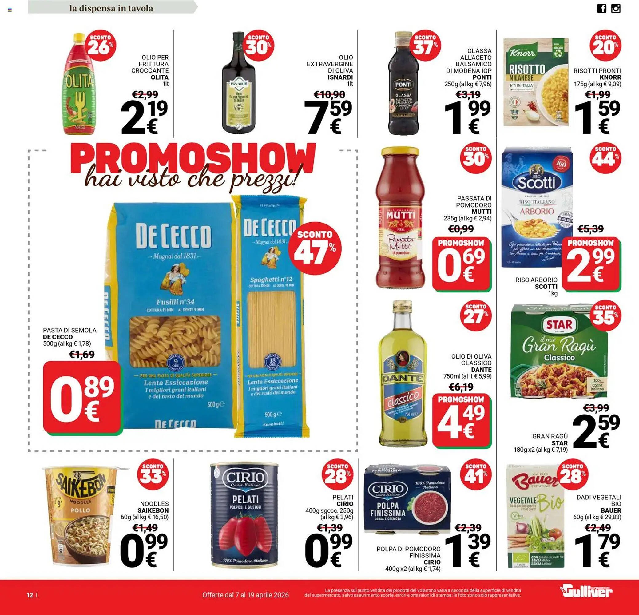 Volantino Supermercati Gulliver (2026-04-07 - 2026-04-19)
