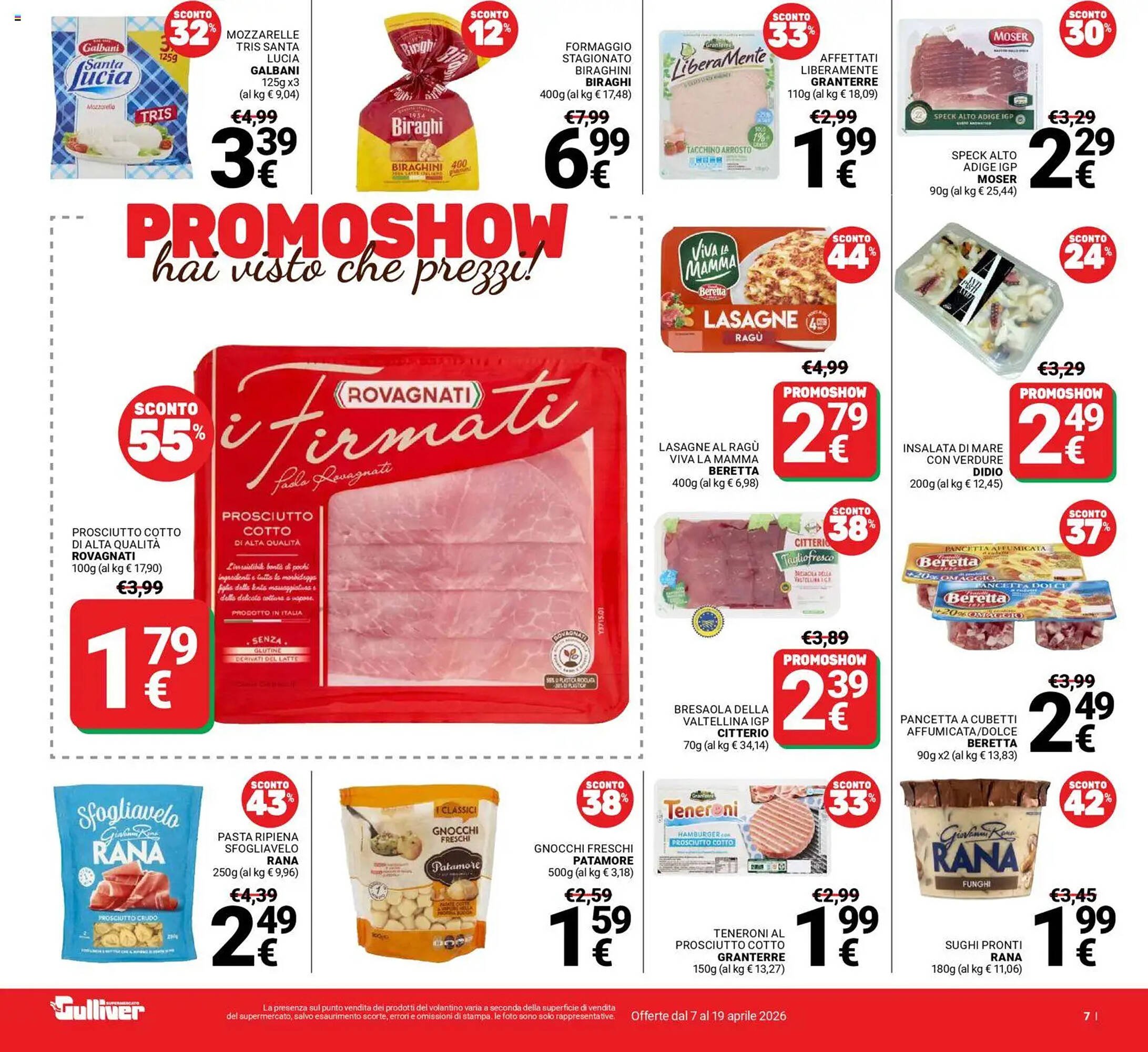Volantino Supermercati Gulliver (2026-04-07 - 2026-04-19)