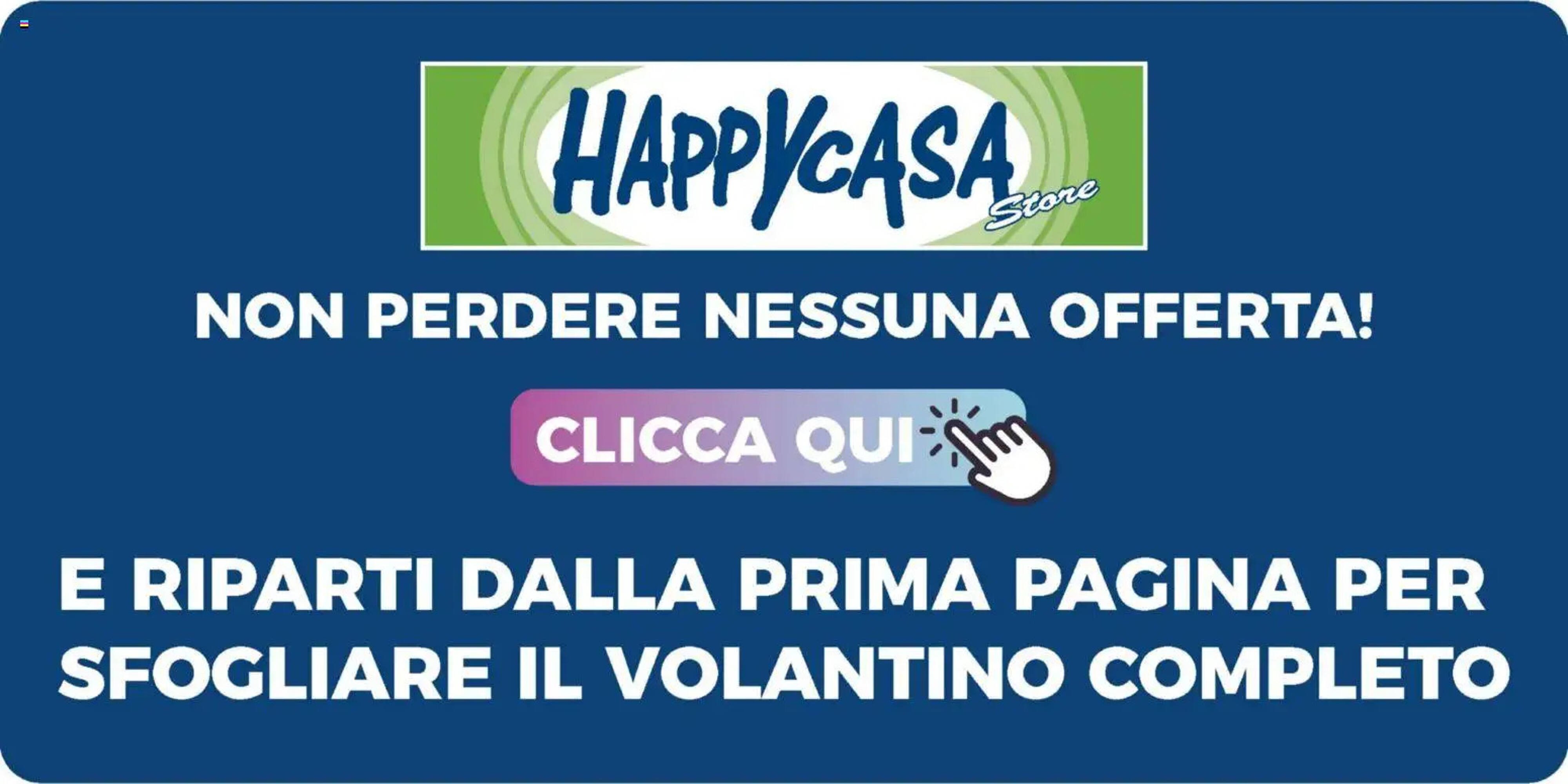 Volantino Happy Casa (2026-01-21 - 2026-02-04)