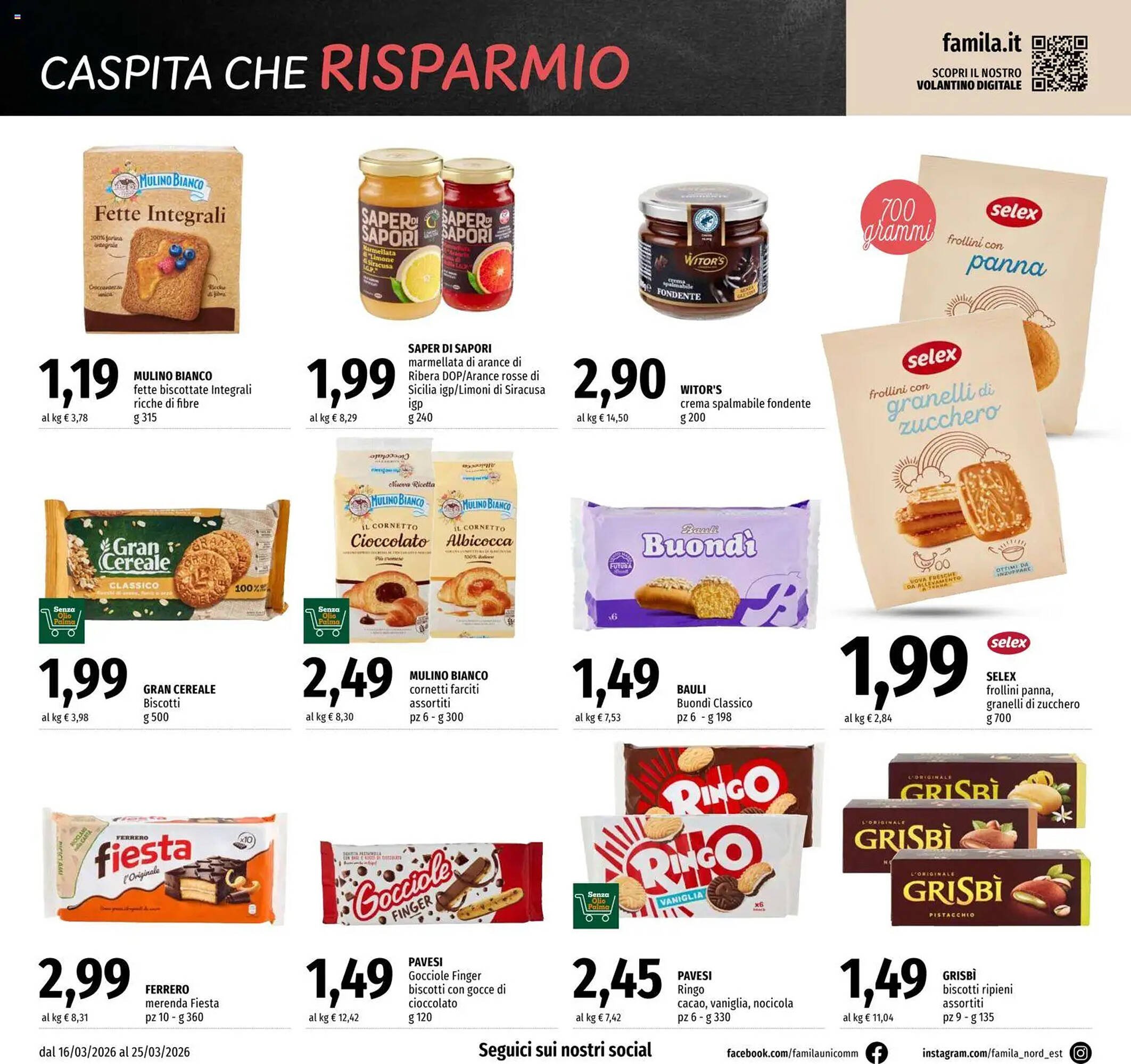Volantino Famila (2026-03-16 - 2026-03-25)
