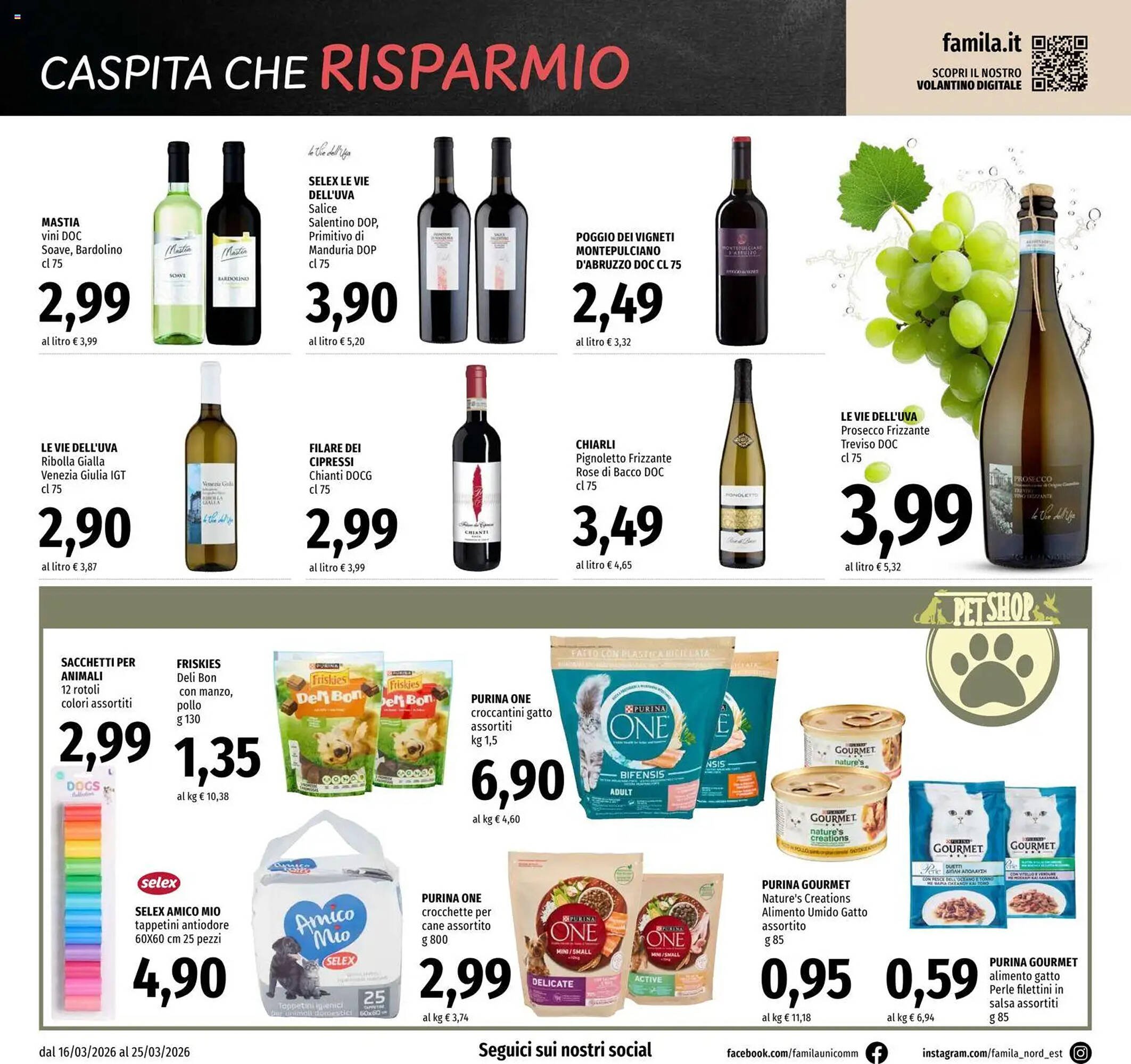 Volantino Famila (2026-03-16 - 2026-03-25)