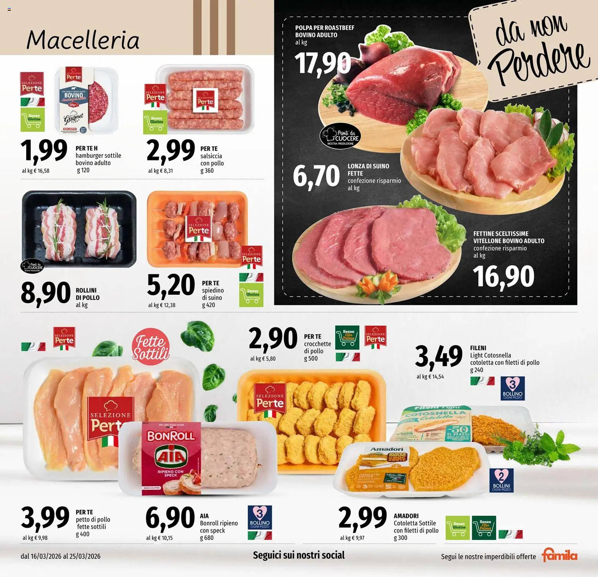 Volantino Famila (2026-03-16 - 2026-03-25)