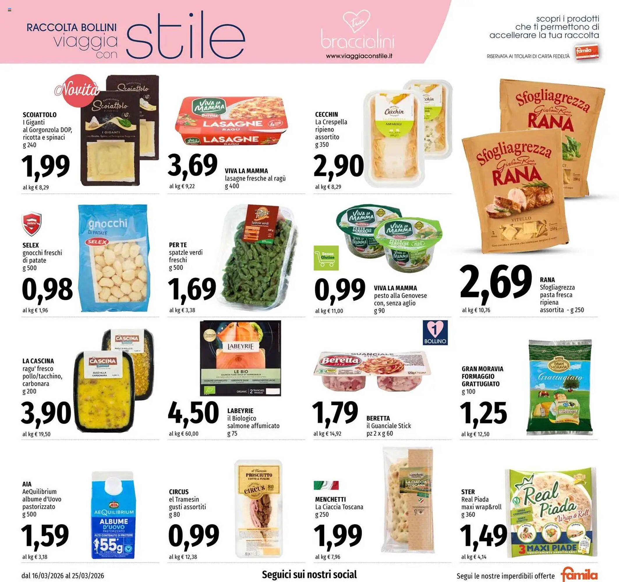 Volantino Famila (2026-03-16 - 2026-03-25)