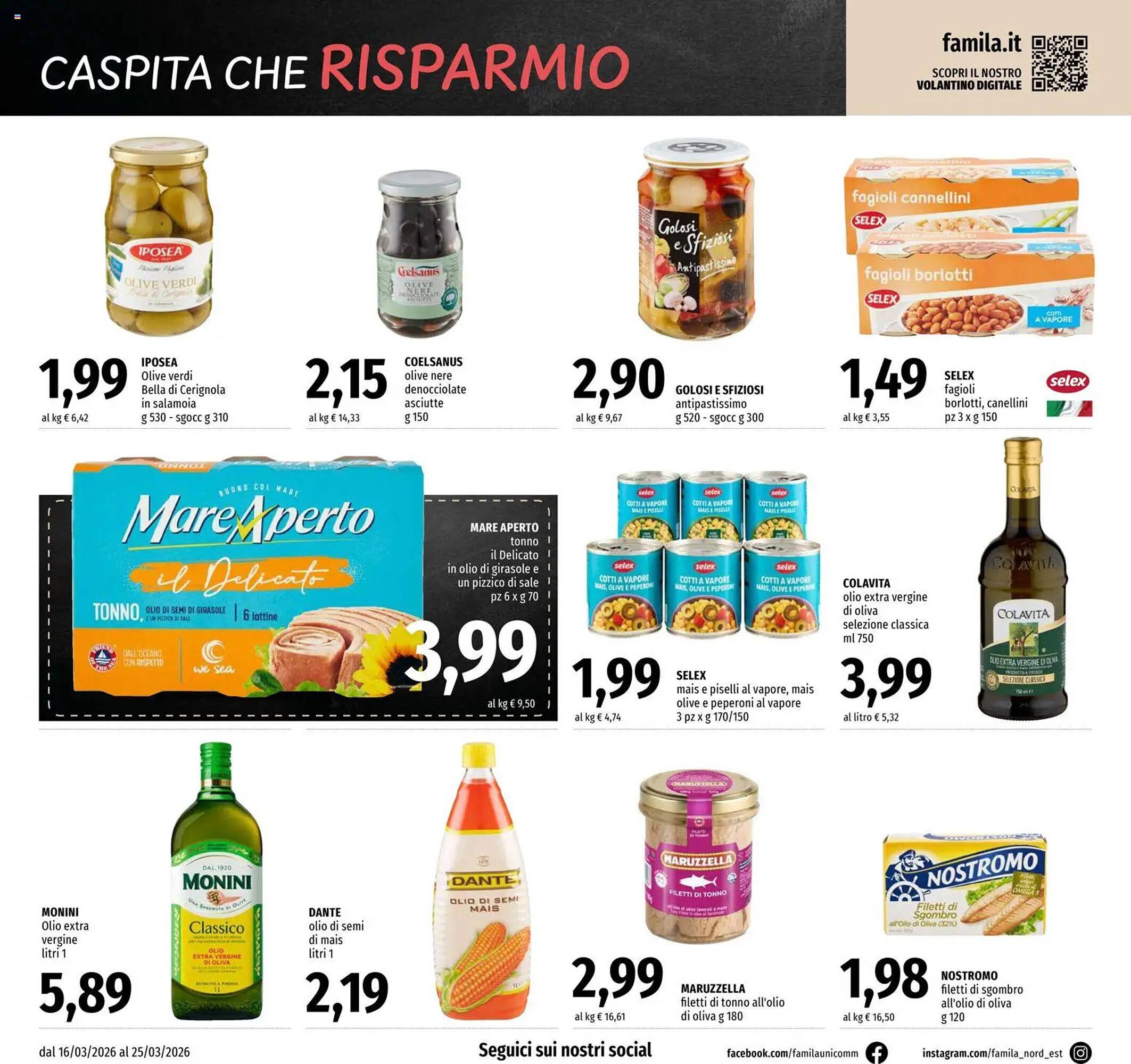 Volantino Famila (2026-03-16 - 2026-03-25)