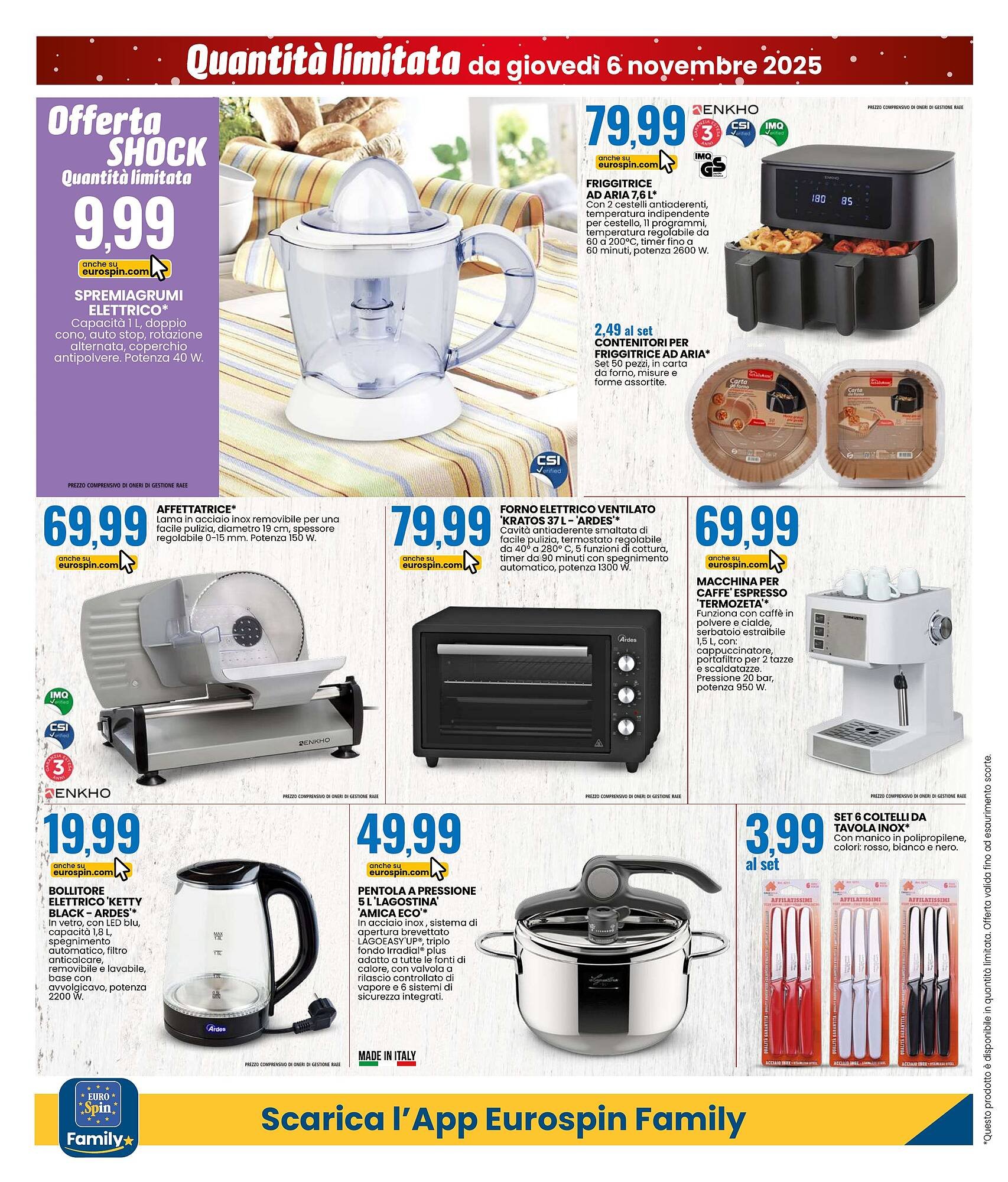 Volantino Eurospin (2025-11-06 - 2025-11-16)