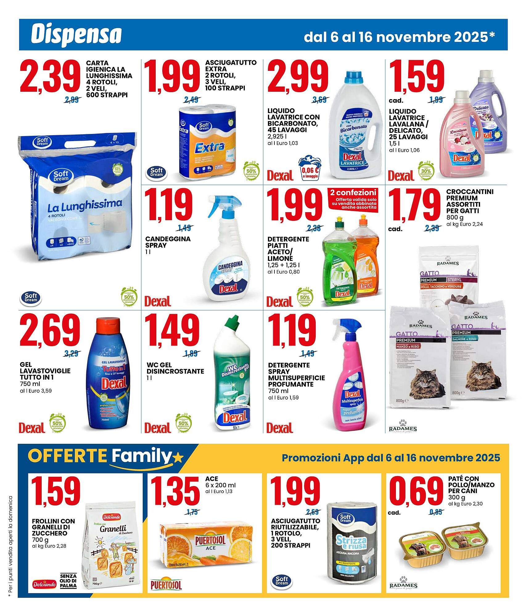 Volantino Eurospin (2025-11-06 - 2025-11-16)