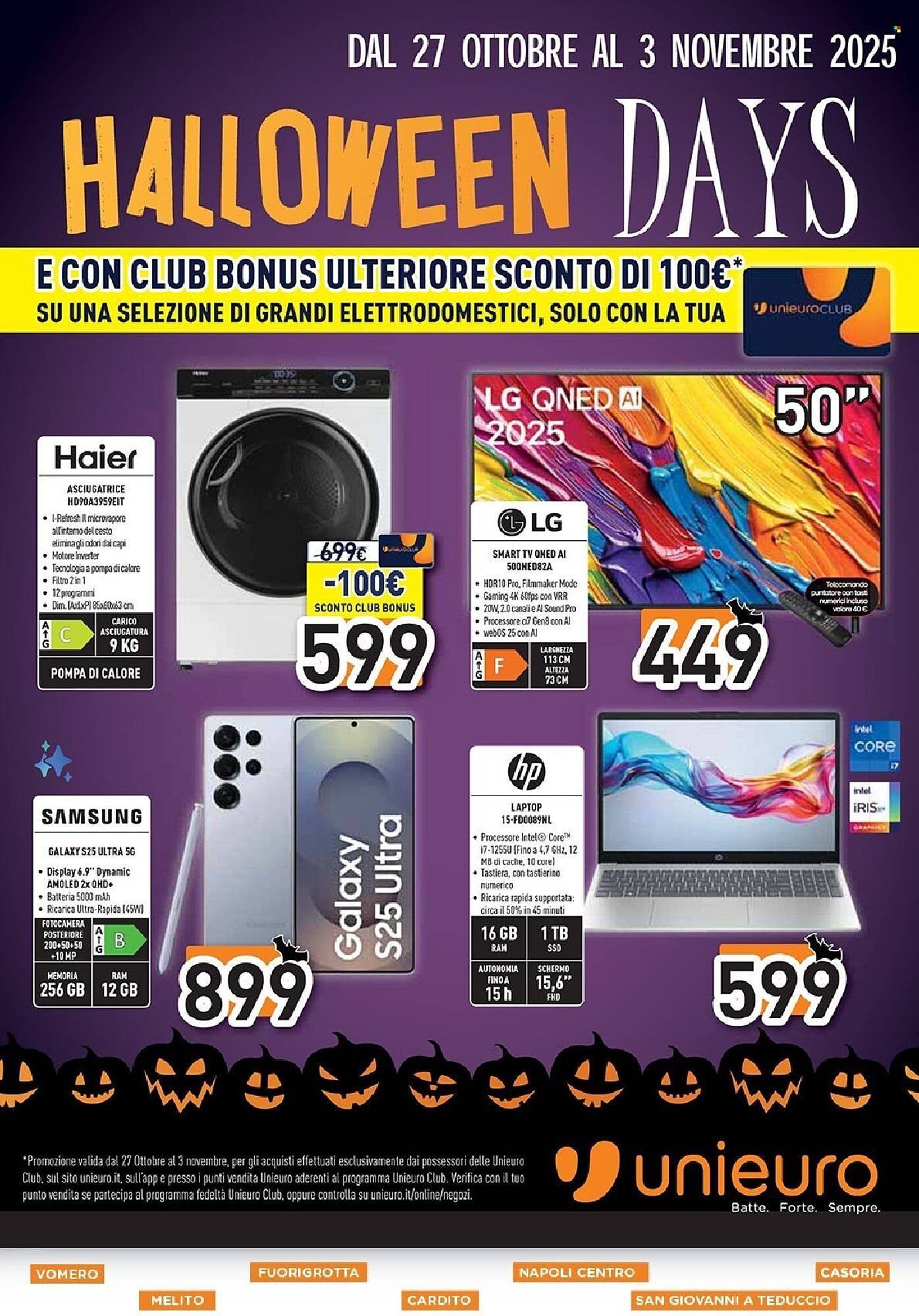 Volantino Unieuro (2025-10-27 - 2025-11-03)