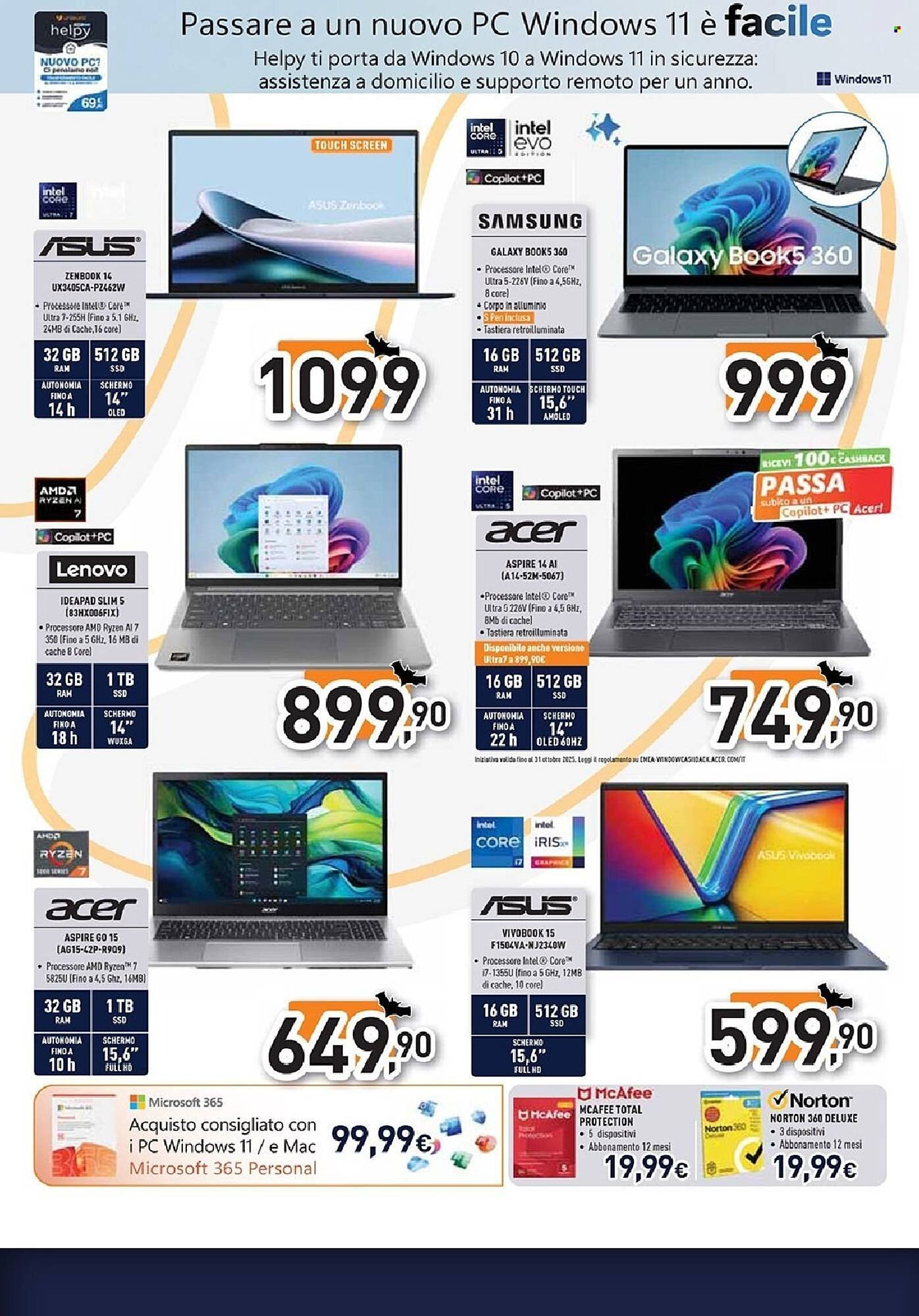 Volantino Unieuro (2025-10-27 - 2025-11-03)