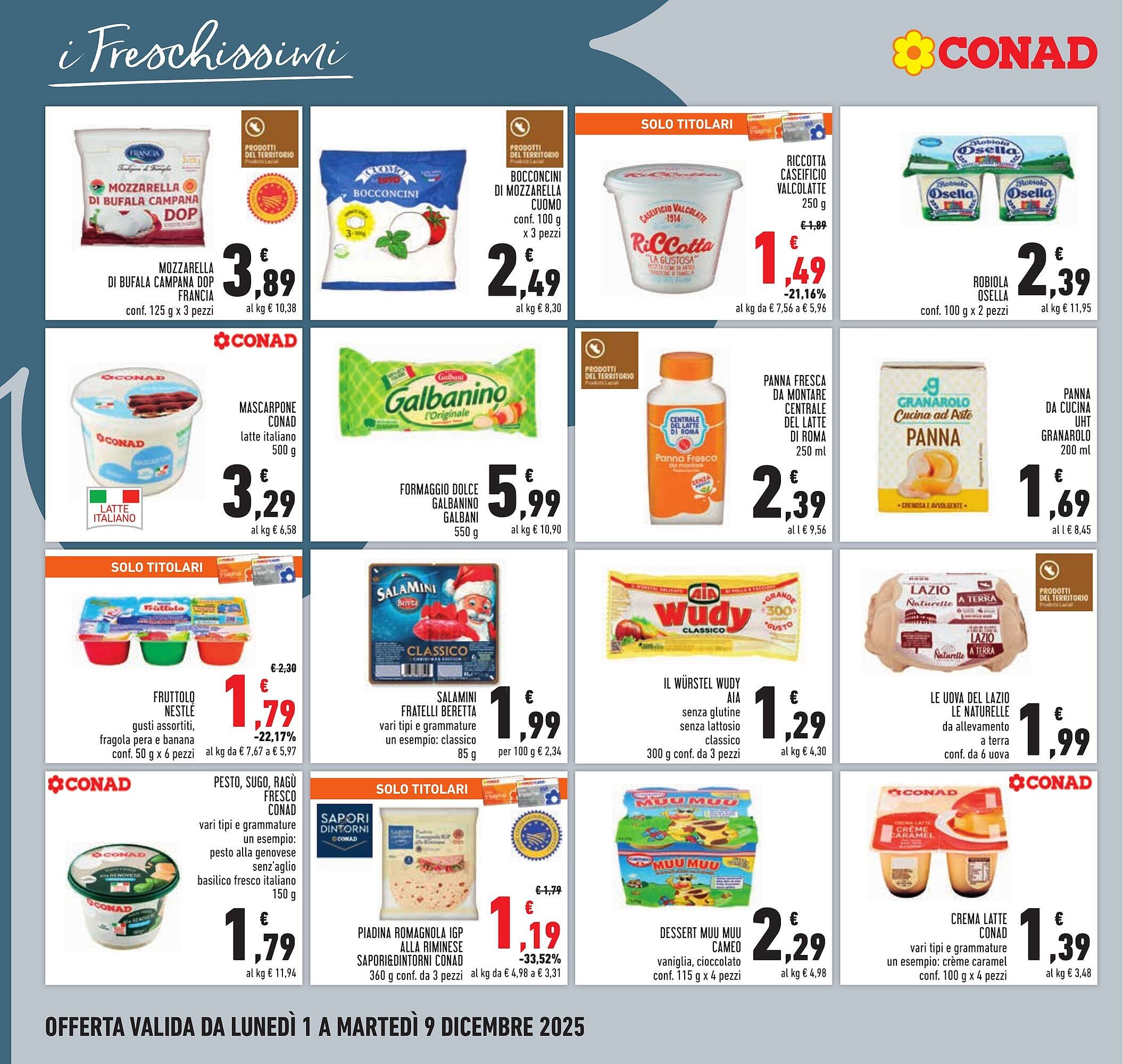 Volantino Conad (2025-12-01 - 2025-12-09)
