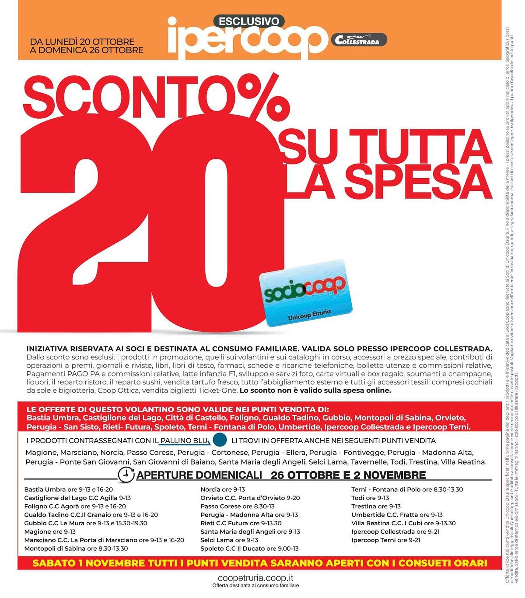 Volantino Ipercoop (2025-10-23 - 2025-11-05)