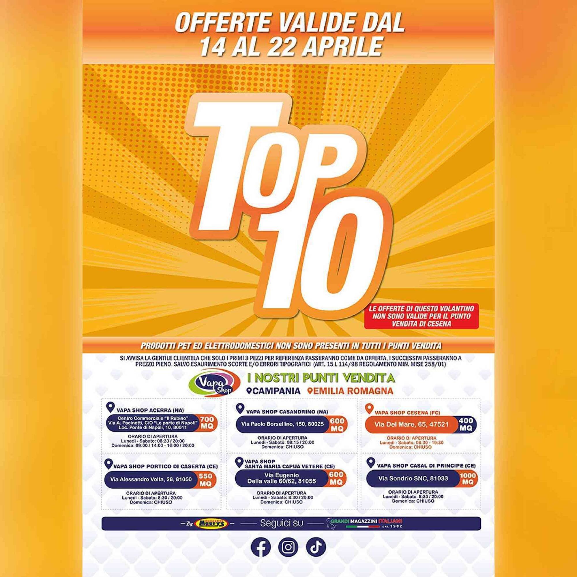 Volantino Maury's (2026-04-14 - 2026-04-22)