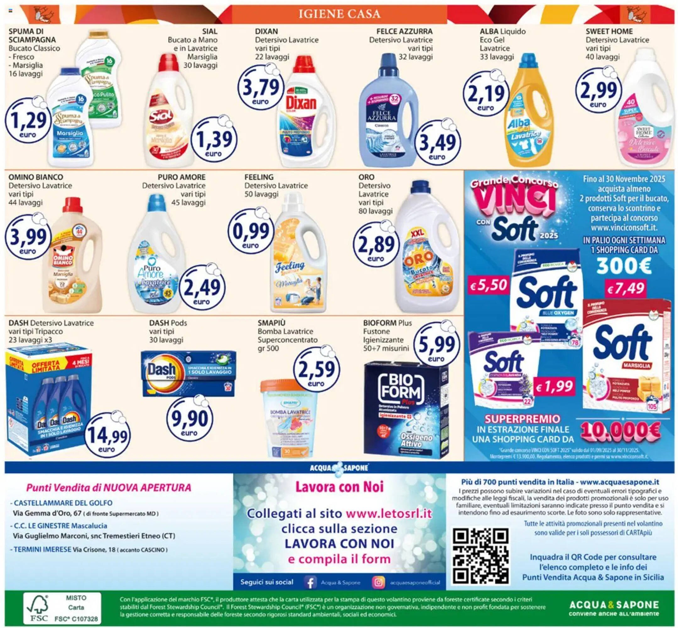 Volantino Acqua &amp; Sapone (2025-11-17 - 2025-11-30)