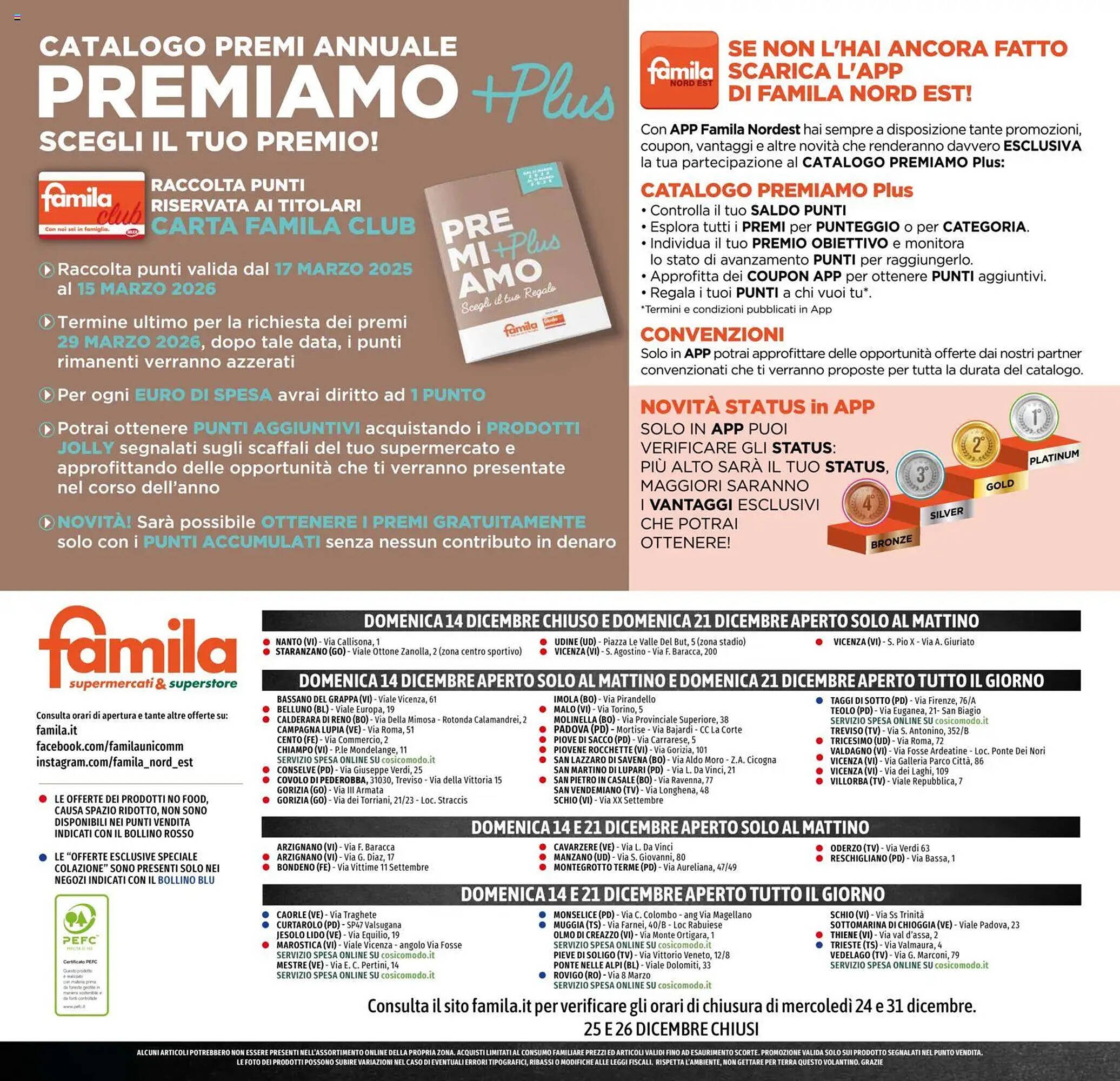 Volantino Famila (2025-12-11 - 2025-12-24)
