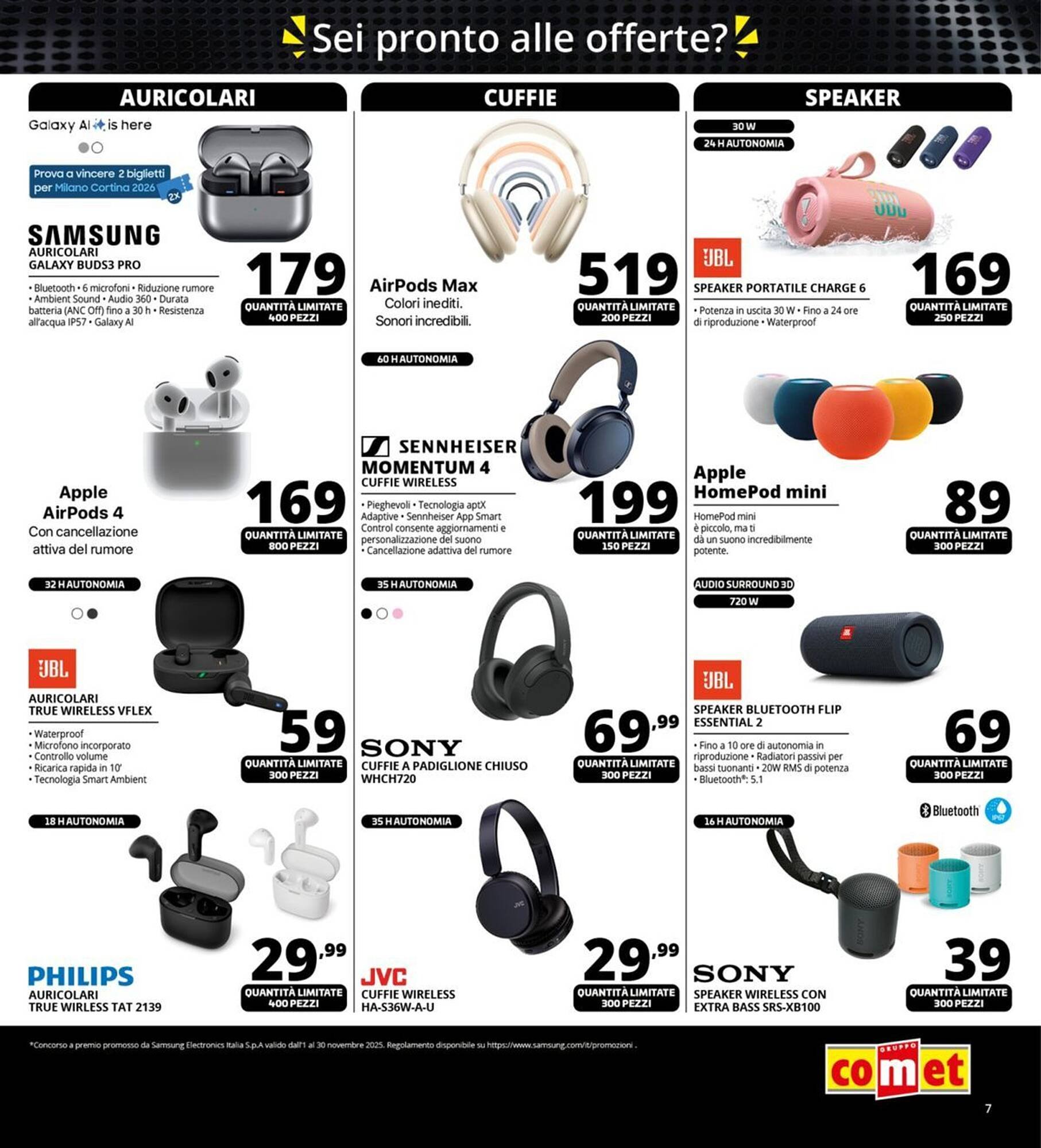 Volantino Comet (2025-10-31 - 2025-11-12)