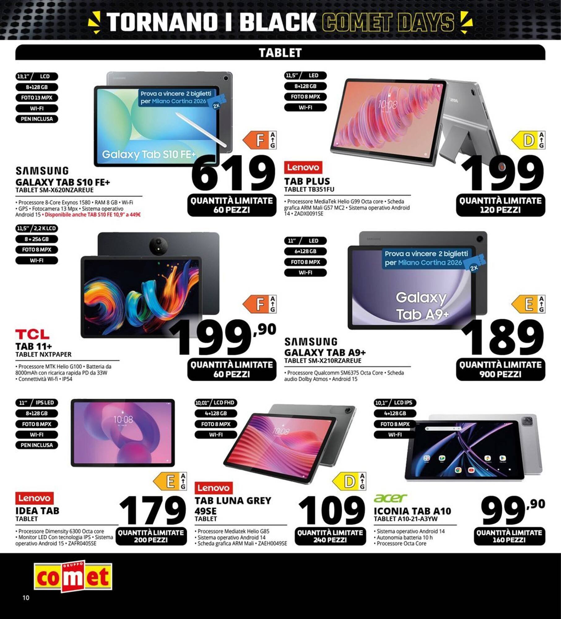 Volantino Comet (2025-10-31 - 2025-11-12)