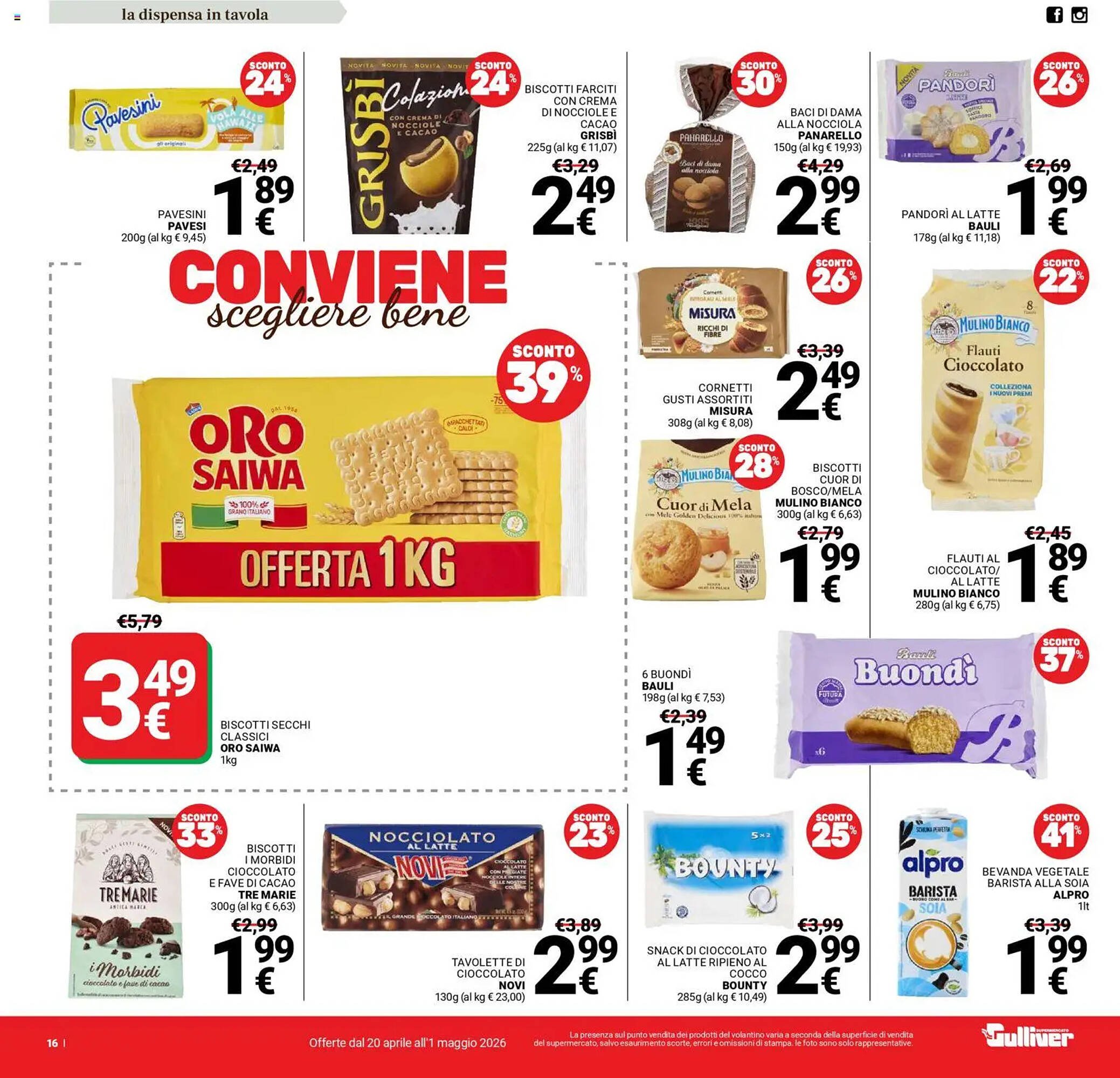 Volantino Supermercati Gulliver (2026-04-20 - 2026-05-01)