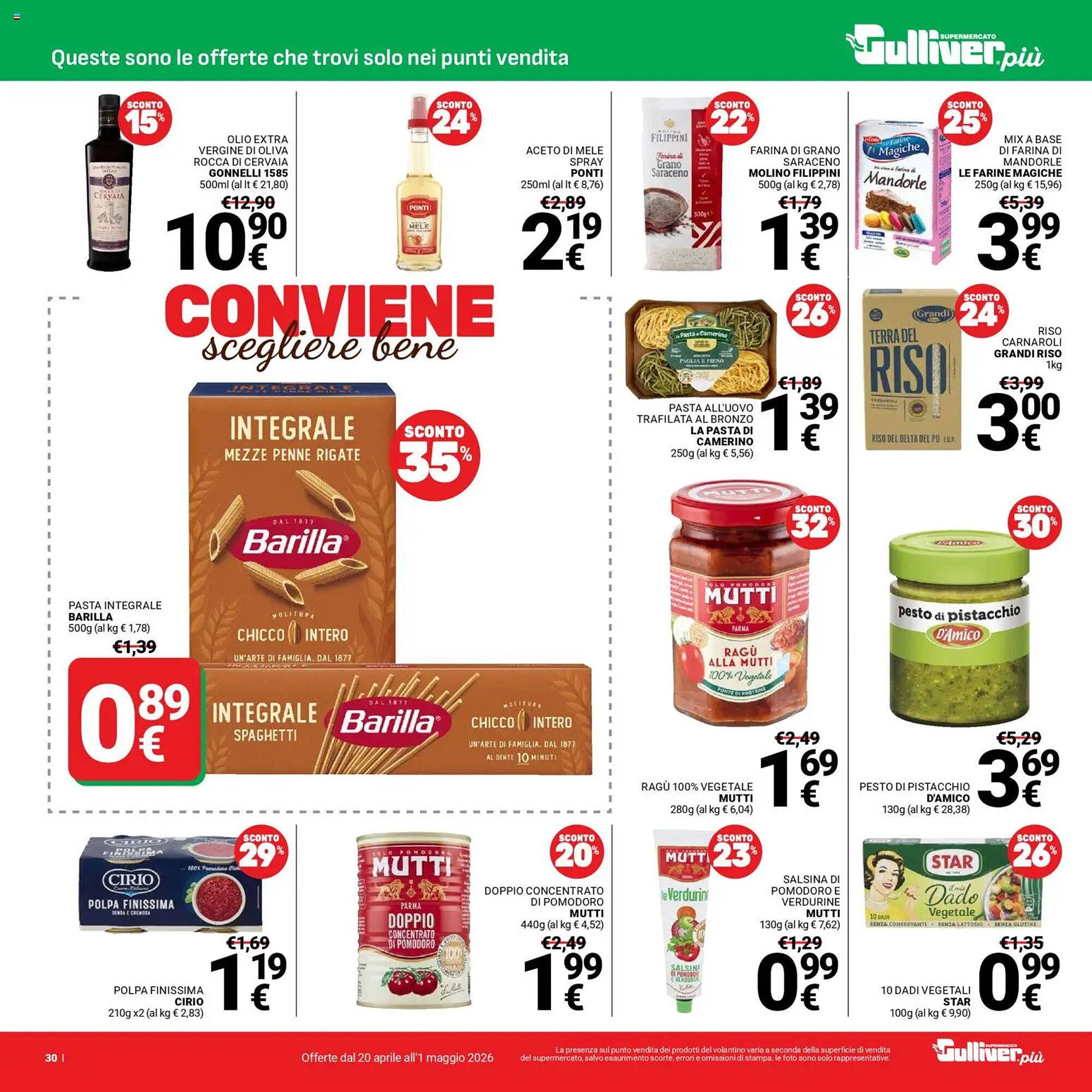 Volantino Supermercati Gulliver (2026-04-20 - 2026-05-01)