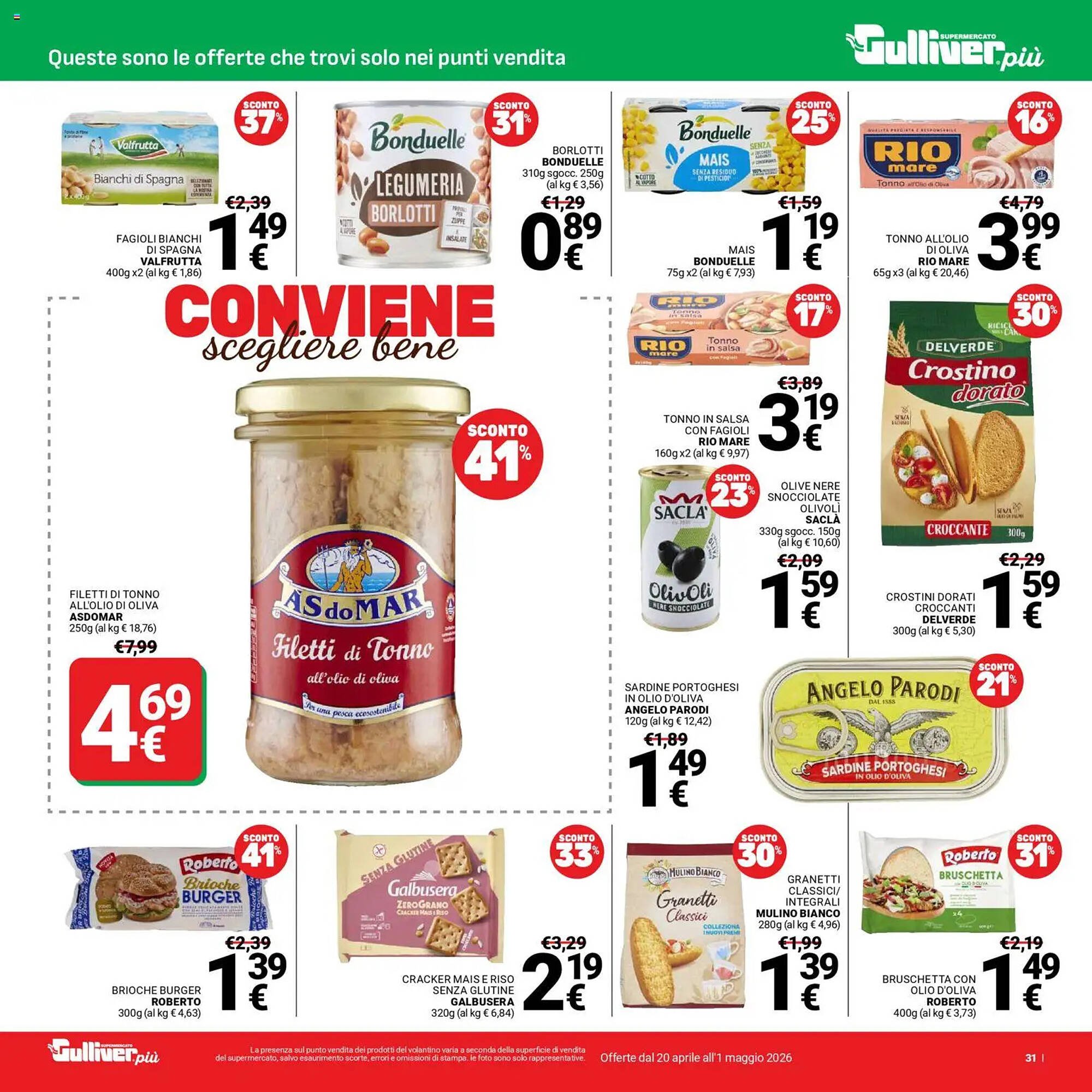 Volantino Supermercati Gulliver (2026-04-20 - 2026-05-01)