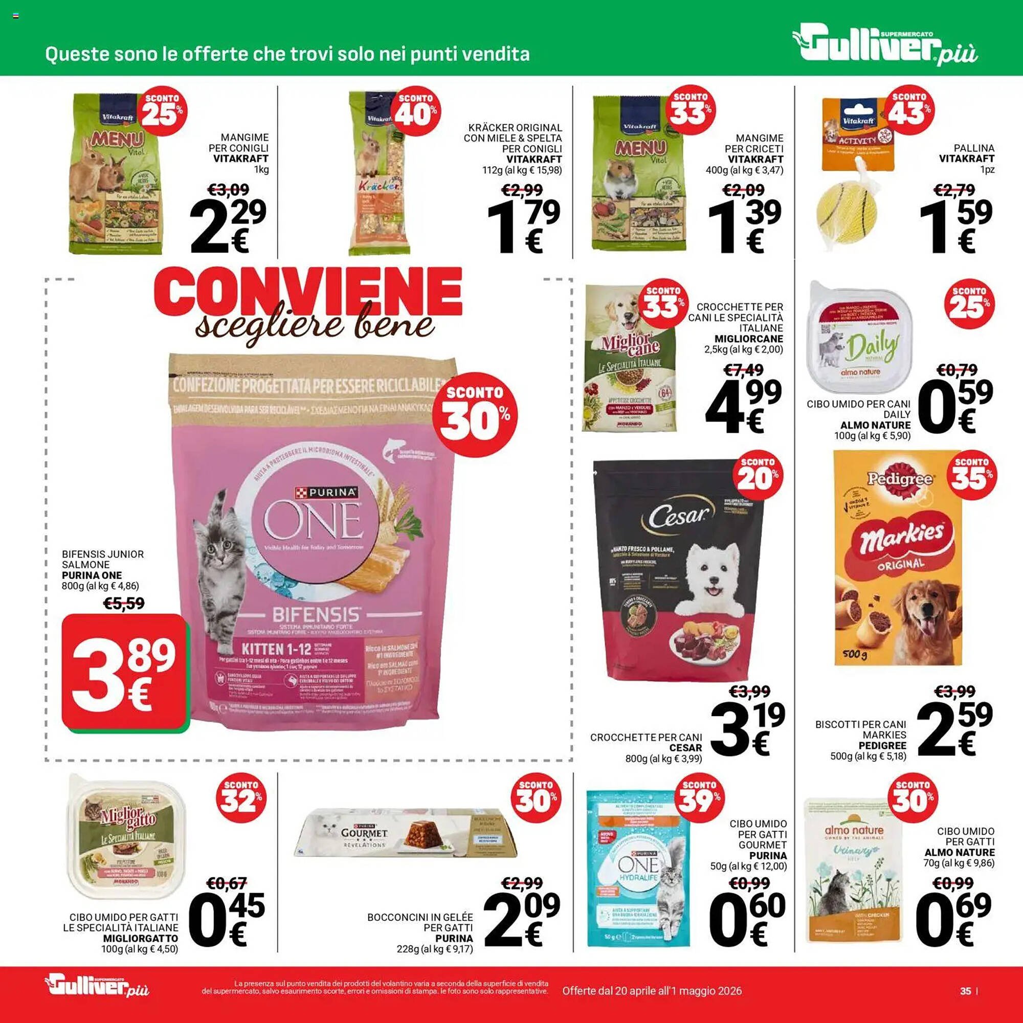 Volantino Supermercati Gulliver (2026-04-20 - 2026-05-01)