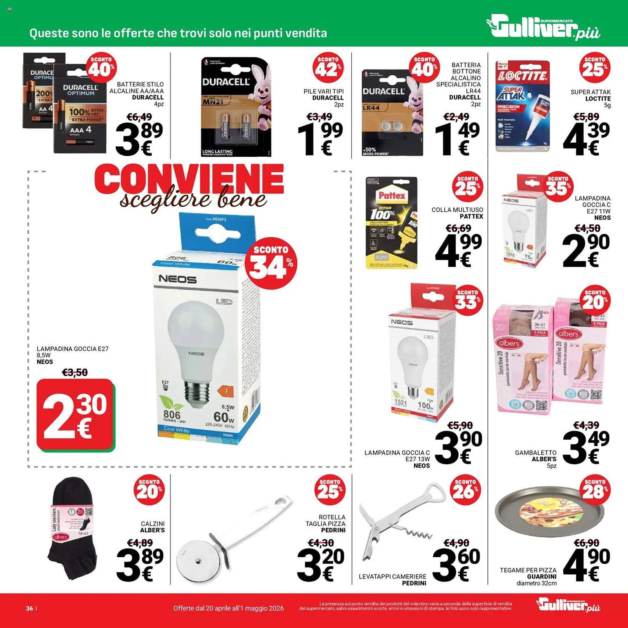 Volantino Supermercati Gulliver (2026-04-20 - 2026-05-01)