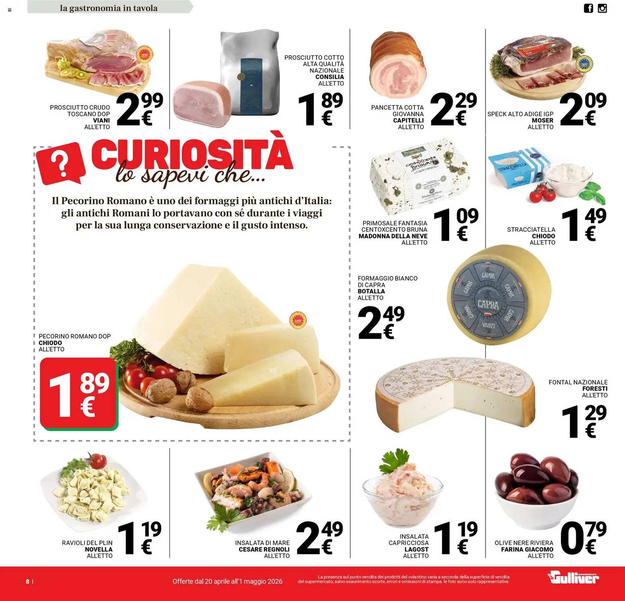 Volantino Supermercati Gulliver (2026-04-20 - 2026-05-01)