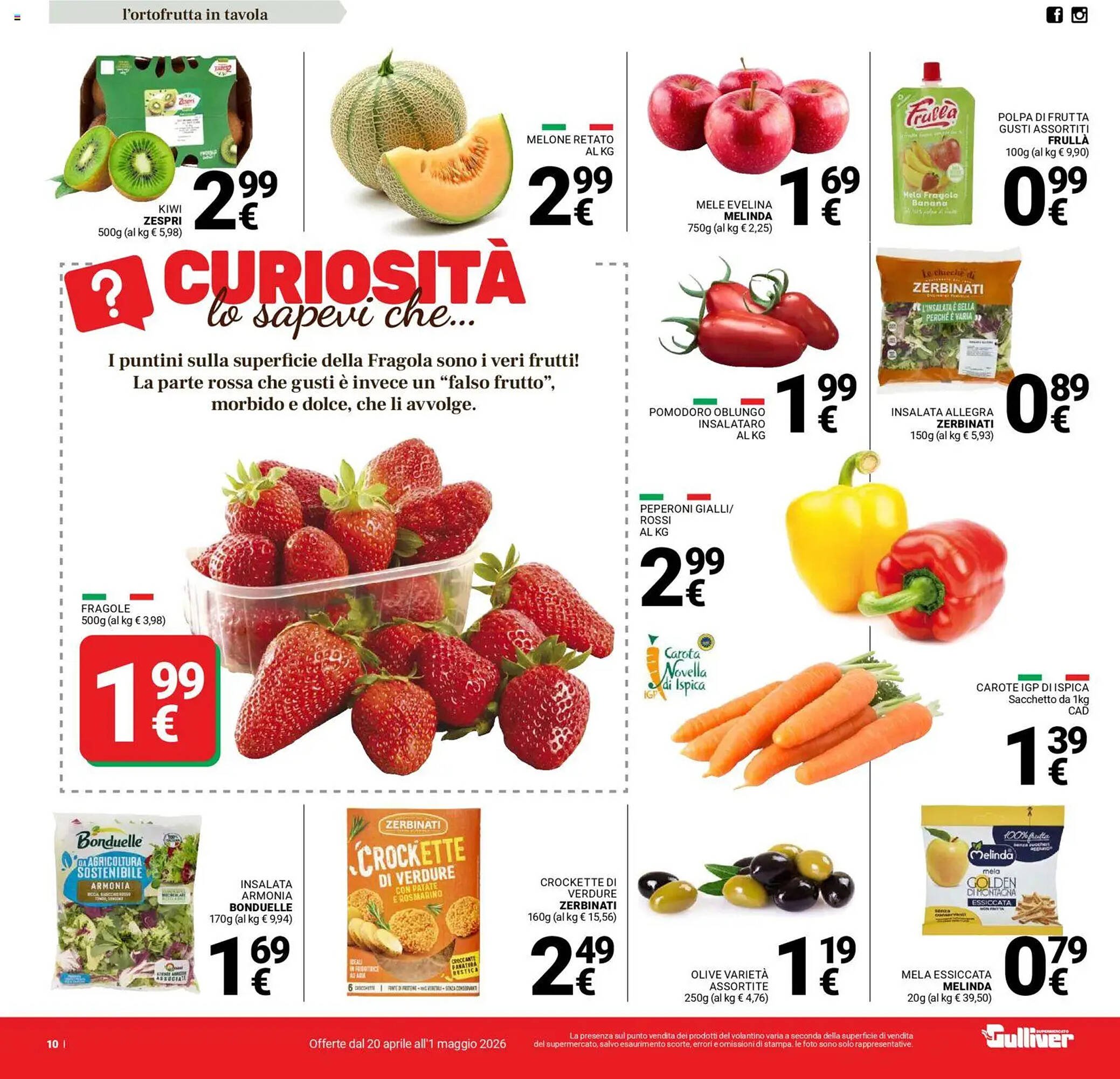 Volantino Supermercati Gulliver (2026-04-20 - 2026-05-01)