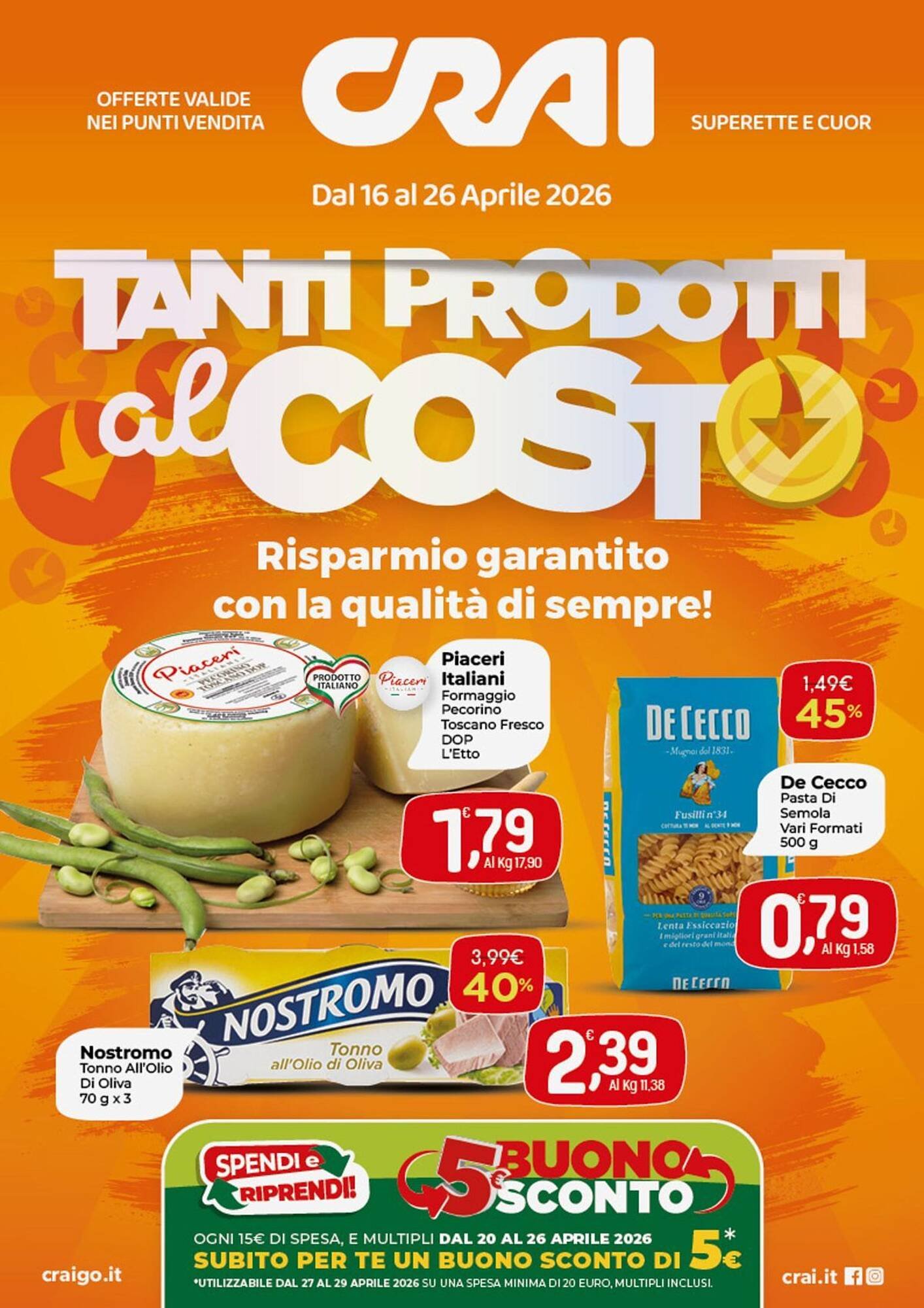 Volantino Crai (2026-04-16 - 2026-04-26)