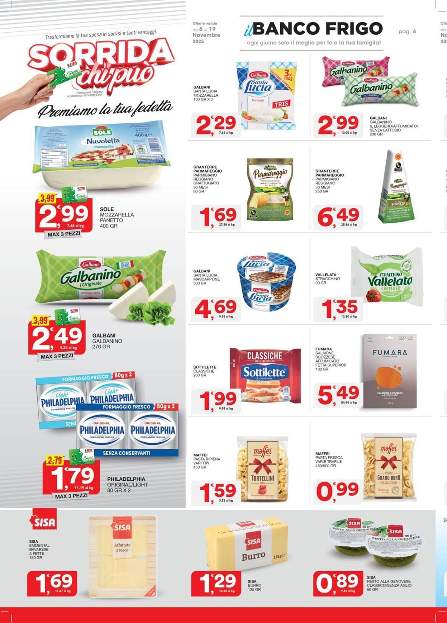 Volantino Sisa (2025-11-06 - 2025-11-19)