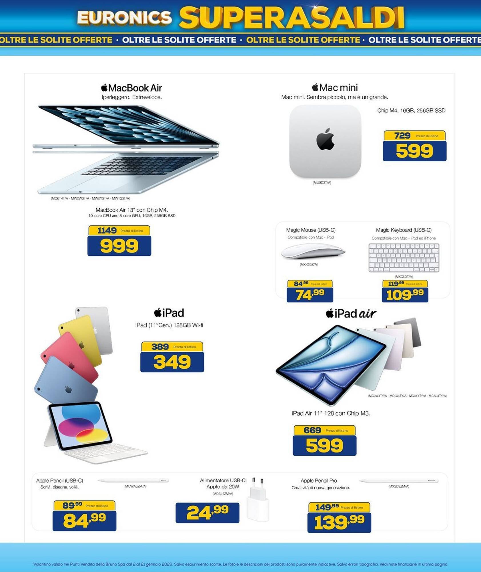 Volantino Euronics (2026-01-01 - 2026-01-21)