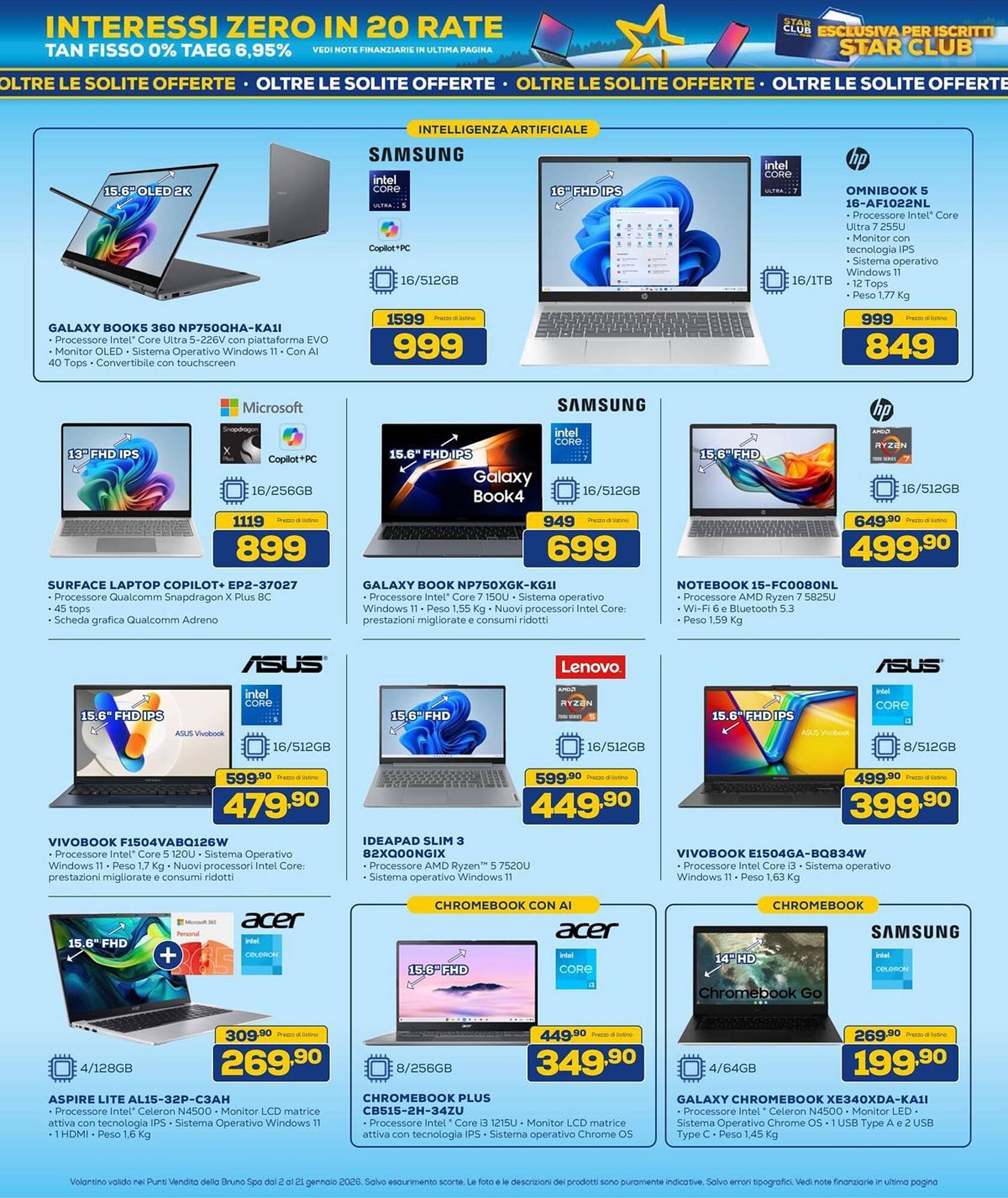 Volantino Euronics (2026-01-01 - 2026-01-21)