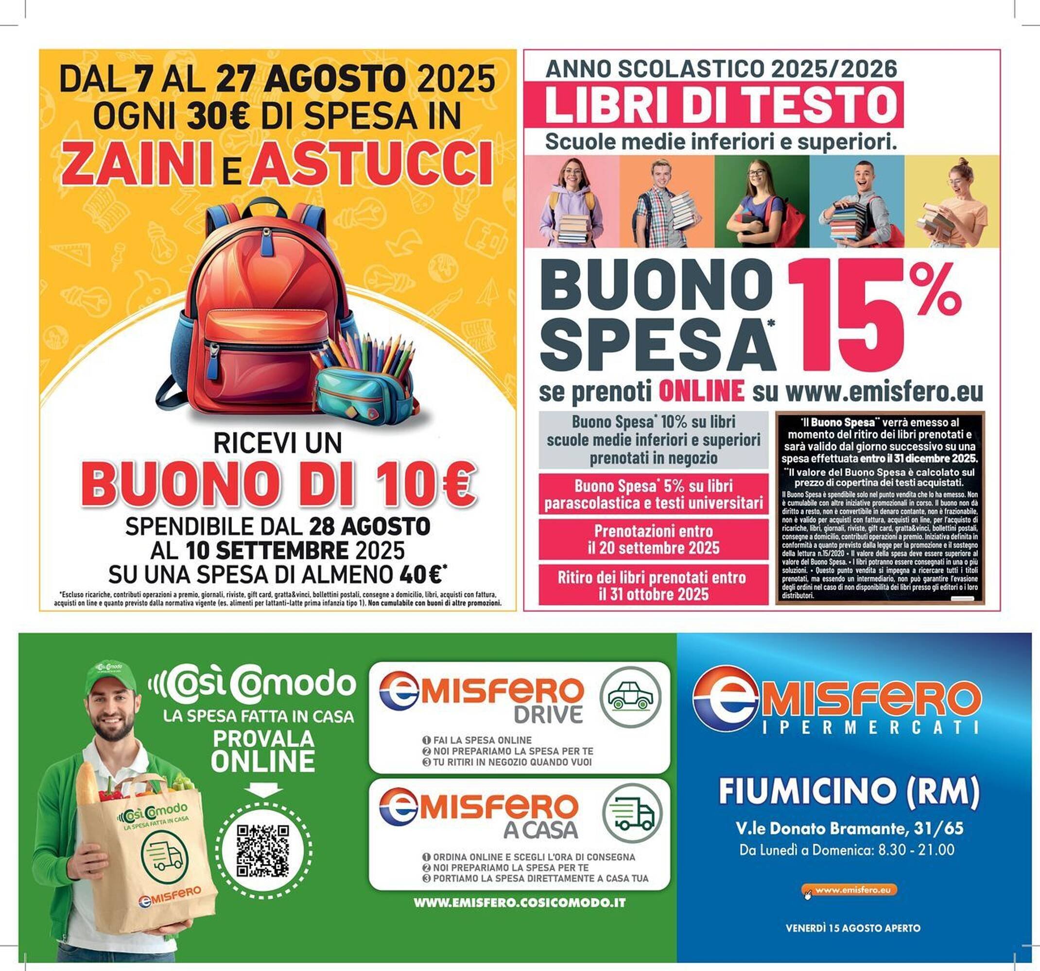 Volantino Emisfero (2025-08-07 - 2025-08-27)