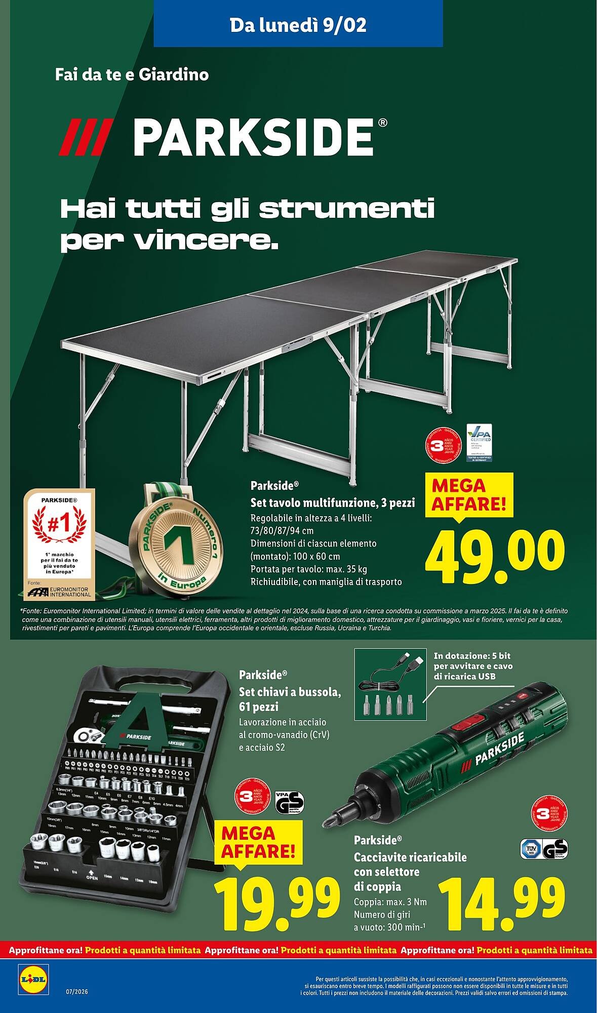 Volantino Lidl (2026-02-09 - 2026-02-15)
