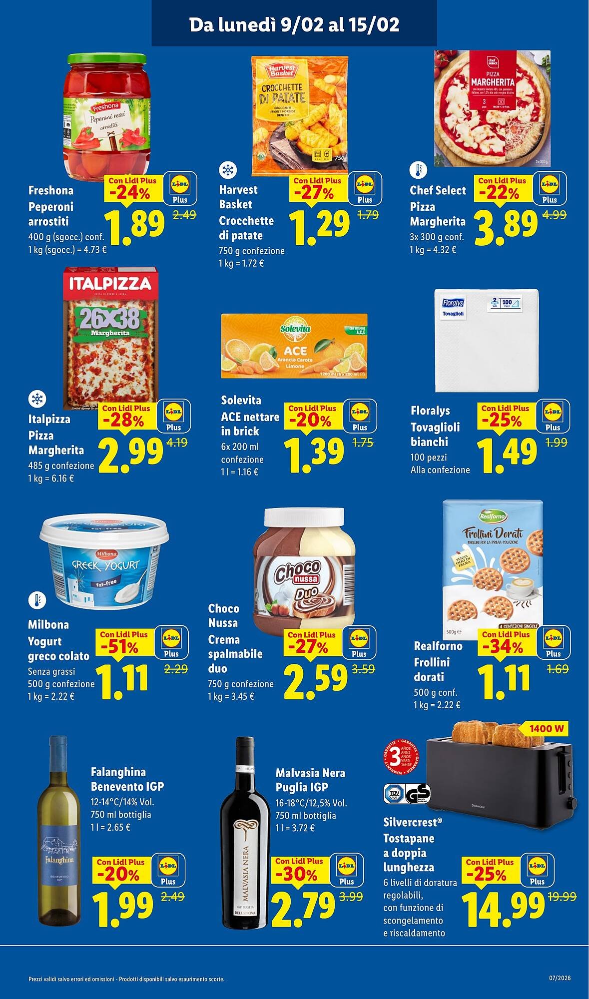 Volantino Lidl (2026-02-09 - 2026-02-15)