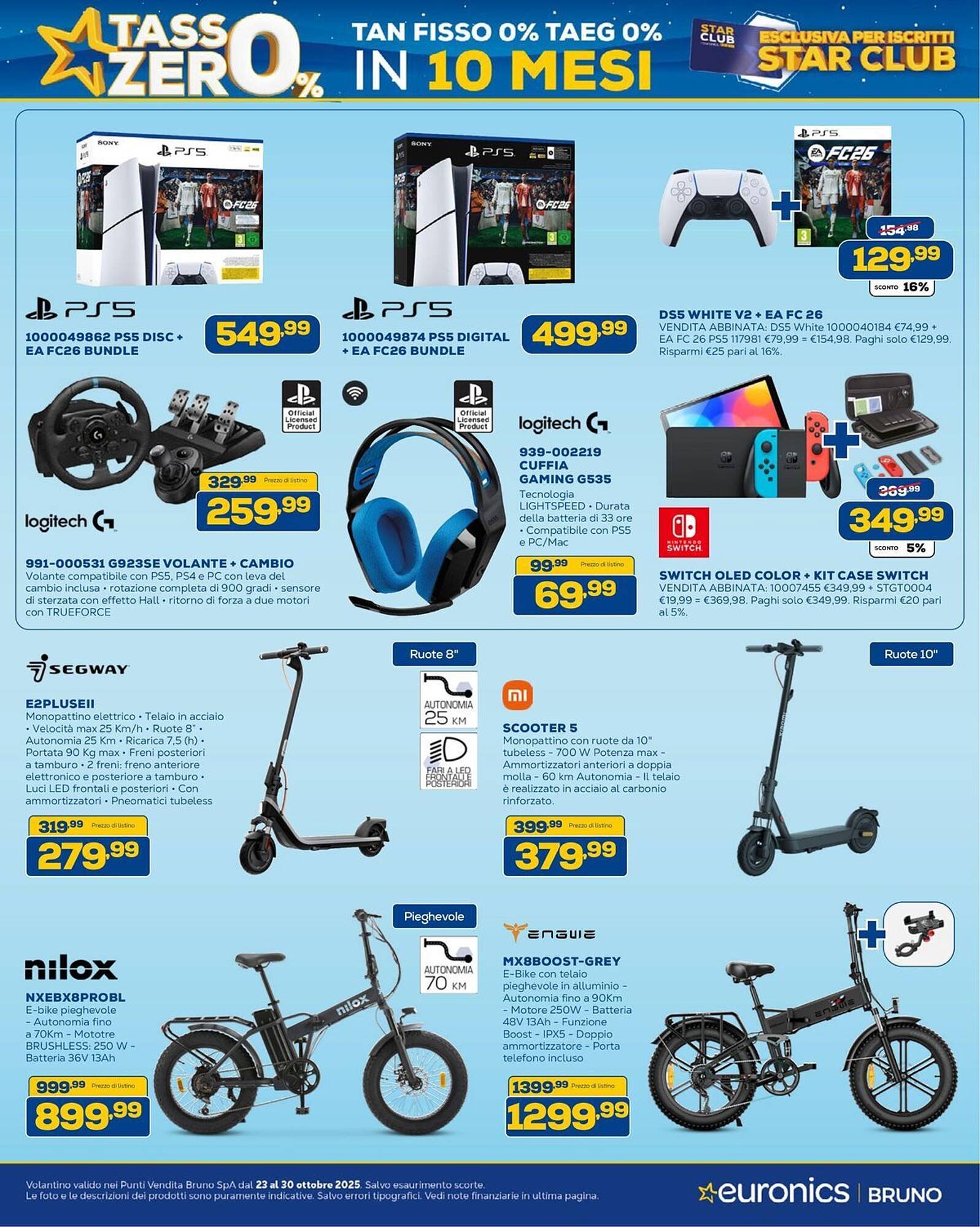 Volantino Euronics (2025-10-23 - 2025-10-30)