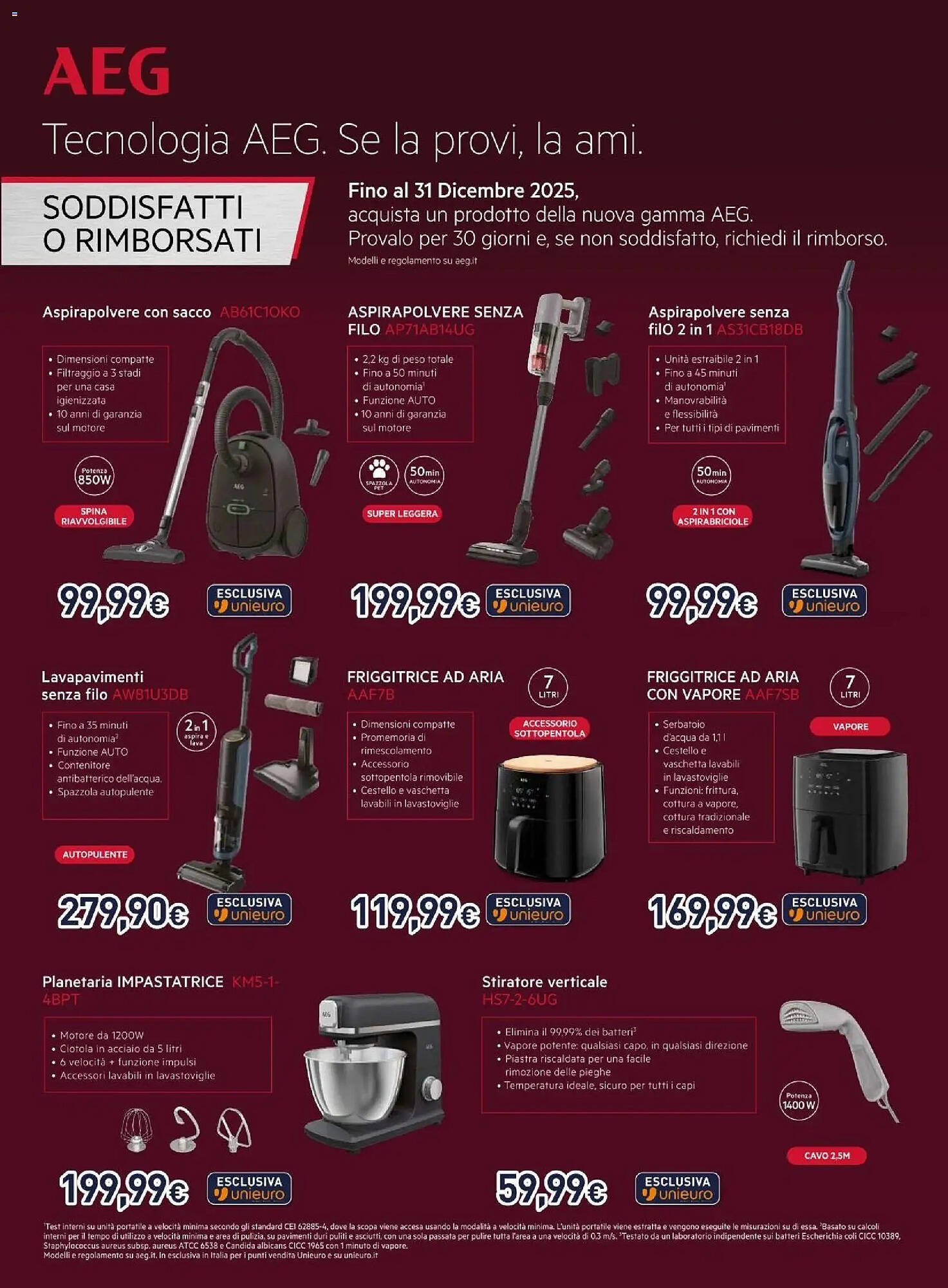 Volantino Unieuro (2025-12-06 - 2025-12-28)