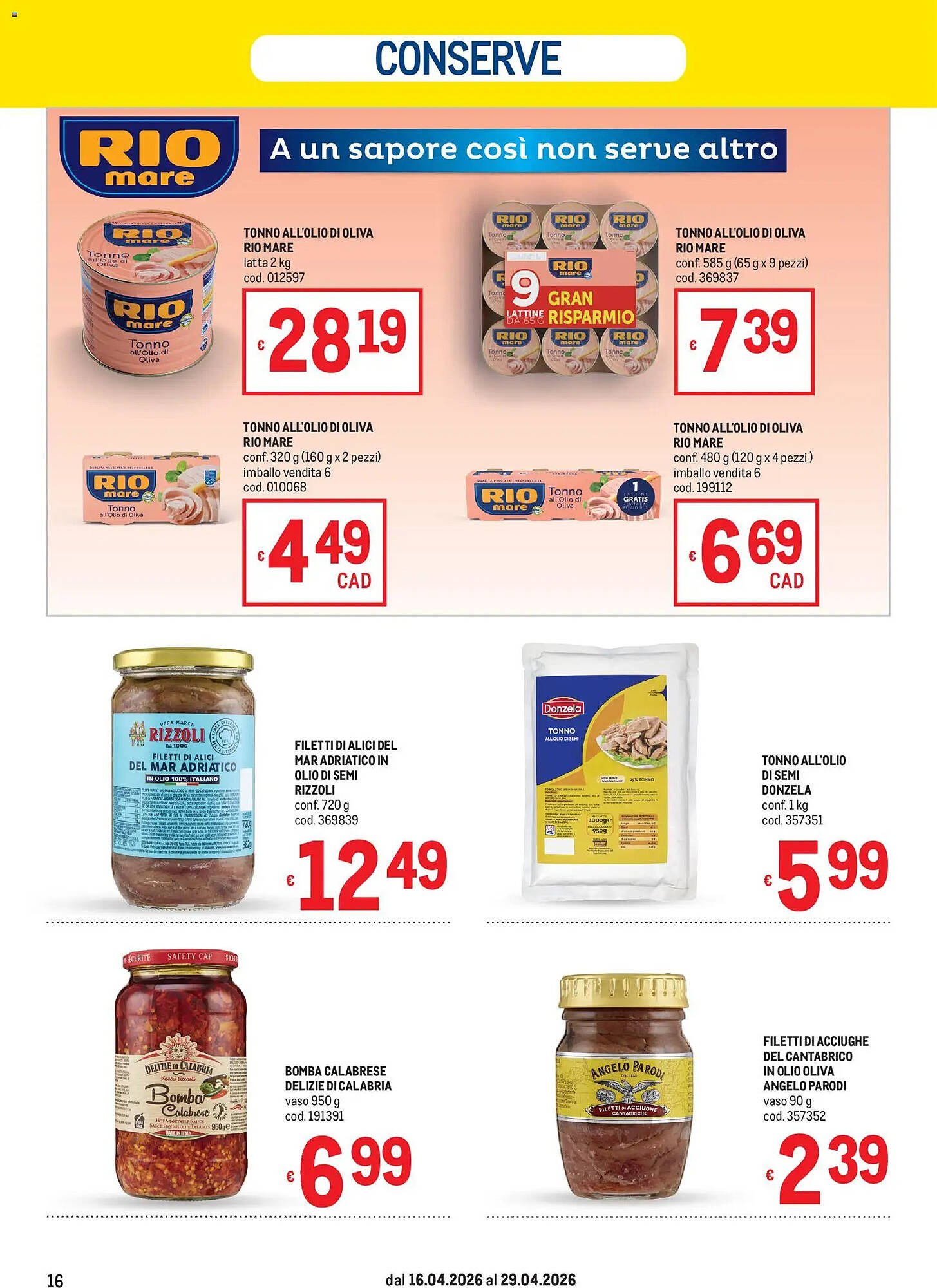 Volantino Metro (2026-04-16 - 2026-04-29)