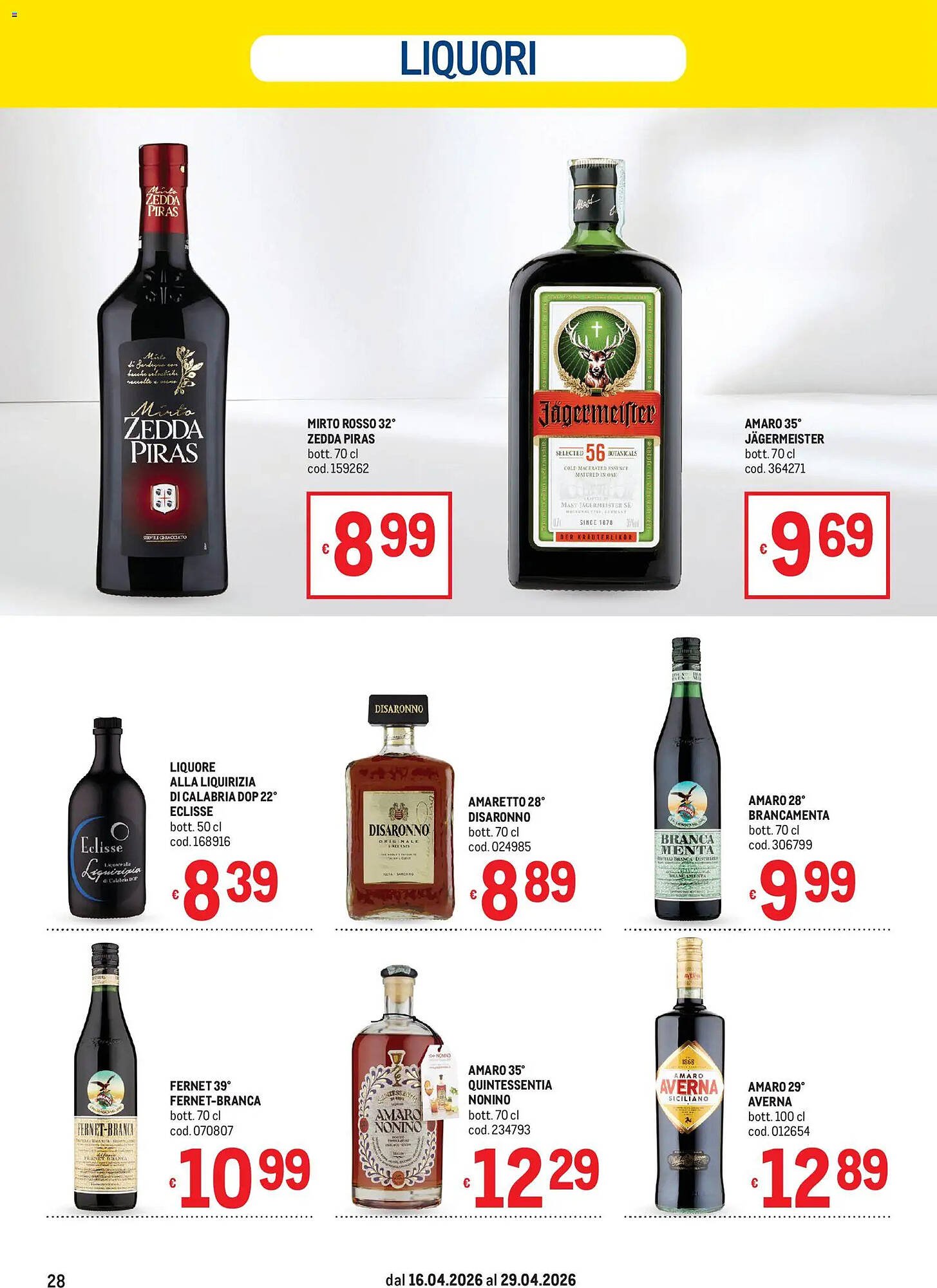 Volantino Metro (2026-04-16 - 2026-04-29)