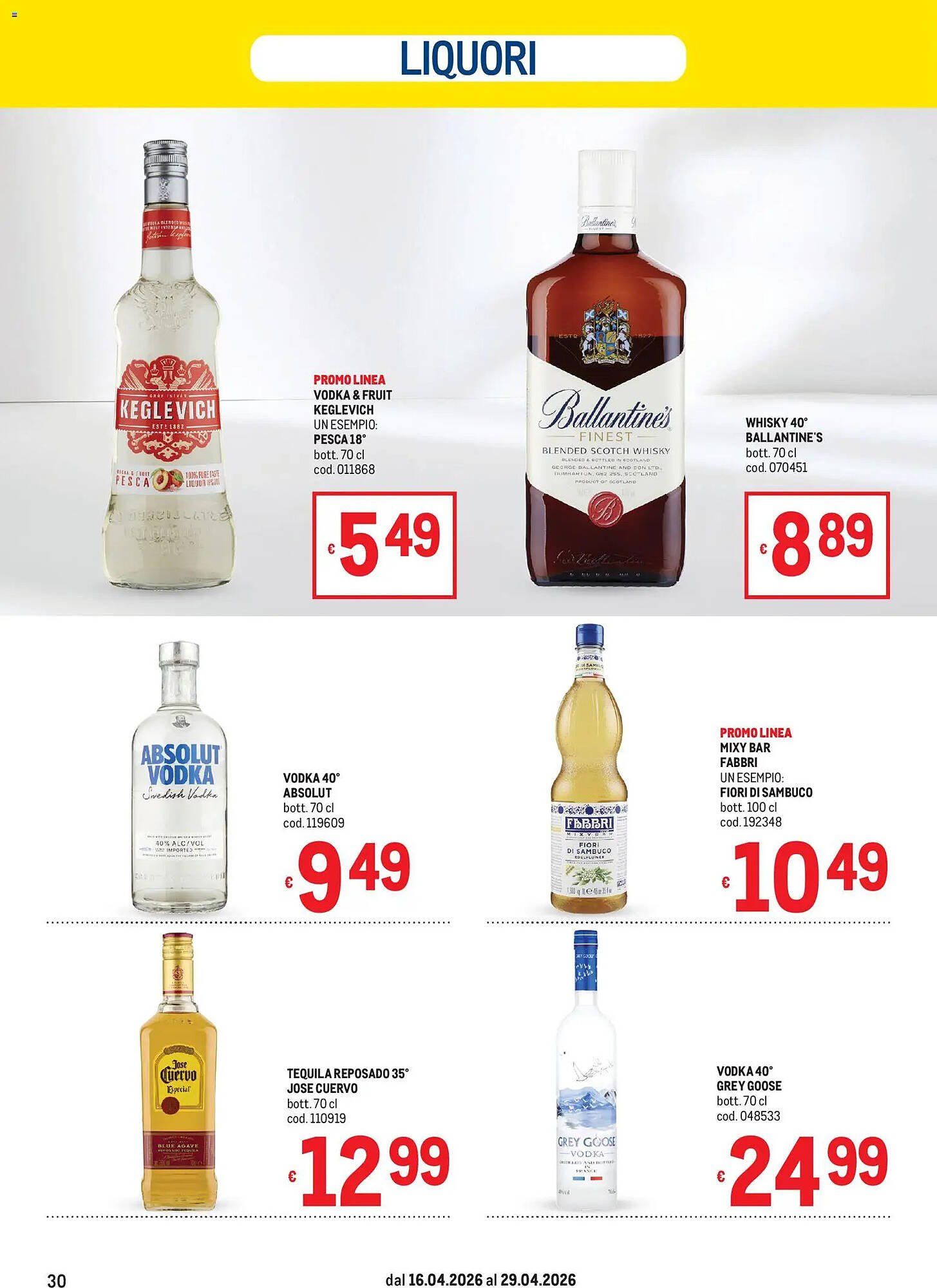 Volantino Metro (2026-04-16 - 2026-04-29)