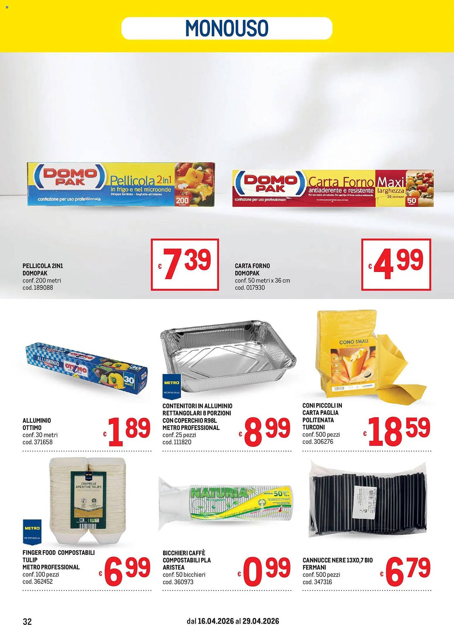 Volantino Metro (2026-04-16 - 2026-04-29)