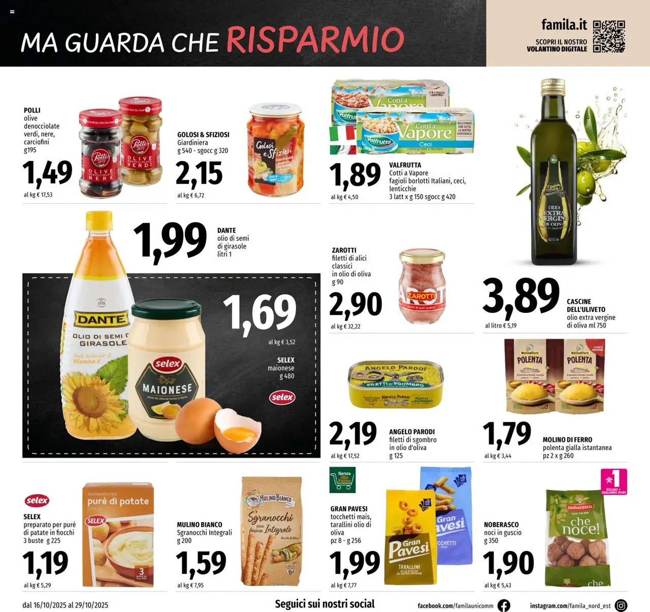 Volantino Famila (2025-10-16 - 2025-10-29)