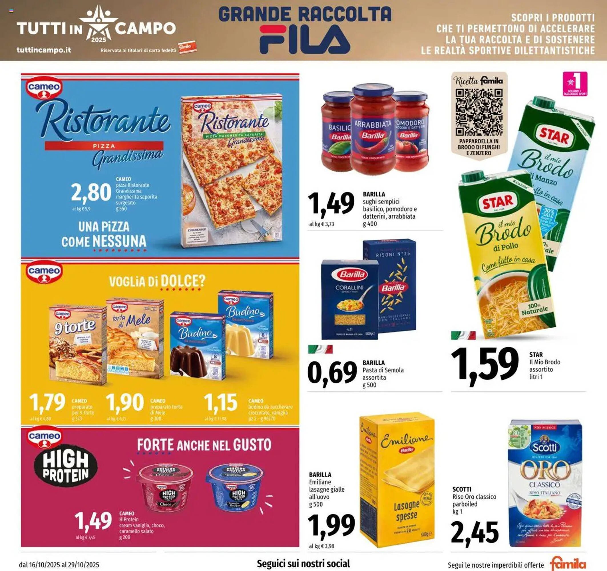 Volantino Famila (2025-10-16 - 2025-10-29)
