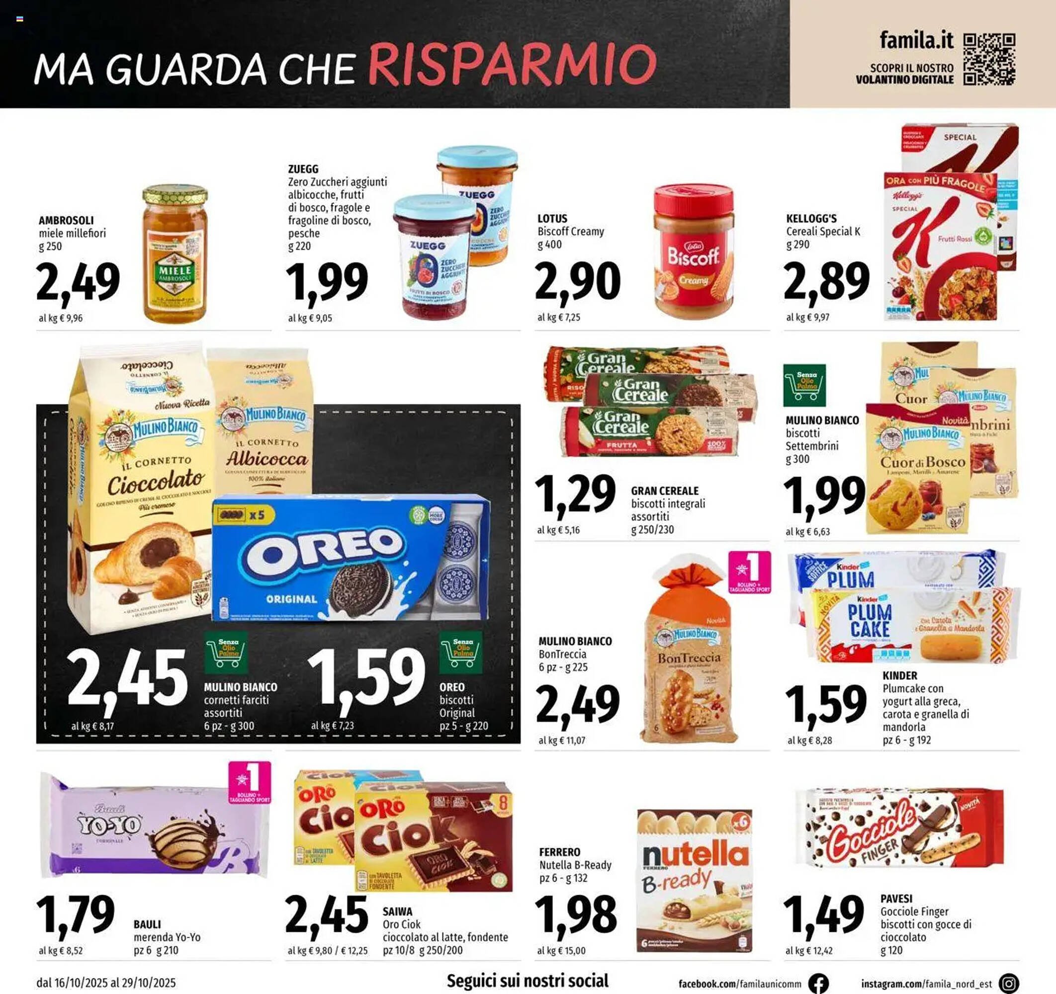Volantino Famila (2025-10-16 - 2025-10-29)