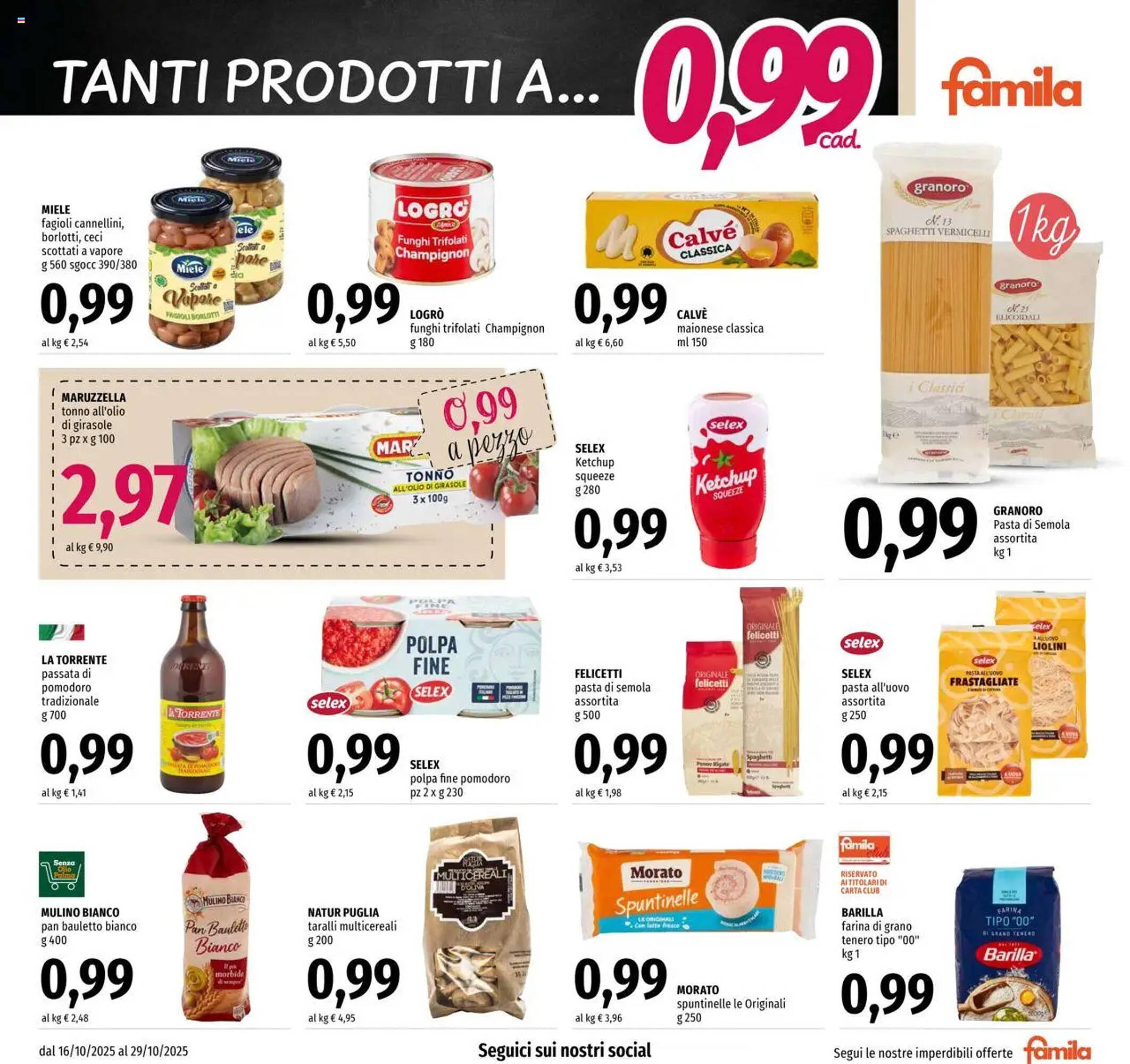 Volantino Famila (2025-10-16 - 2025-10-29)