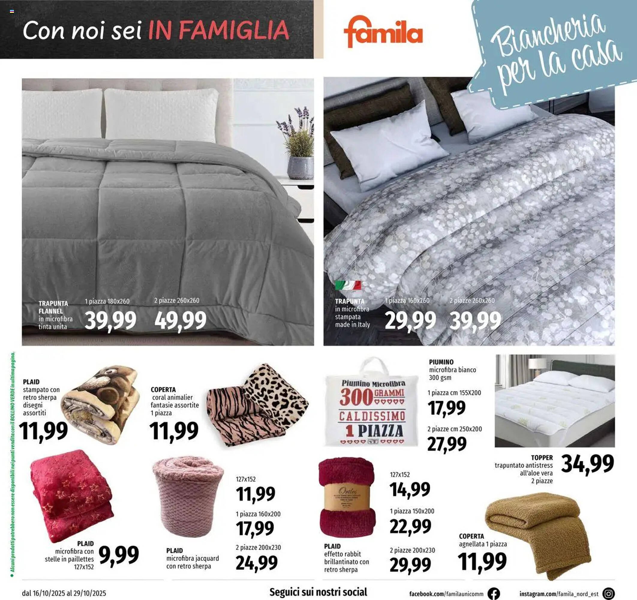 Volantino Famila (2025-10-16 - 2025-10-29)