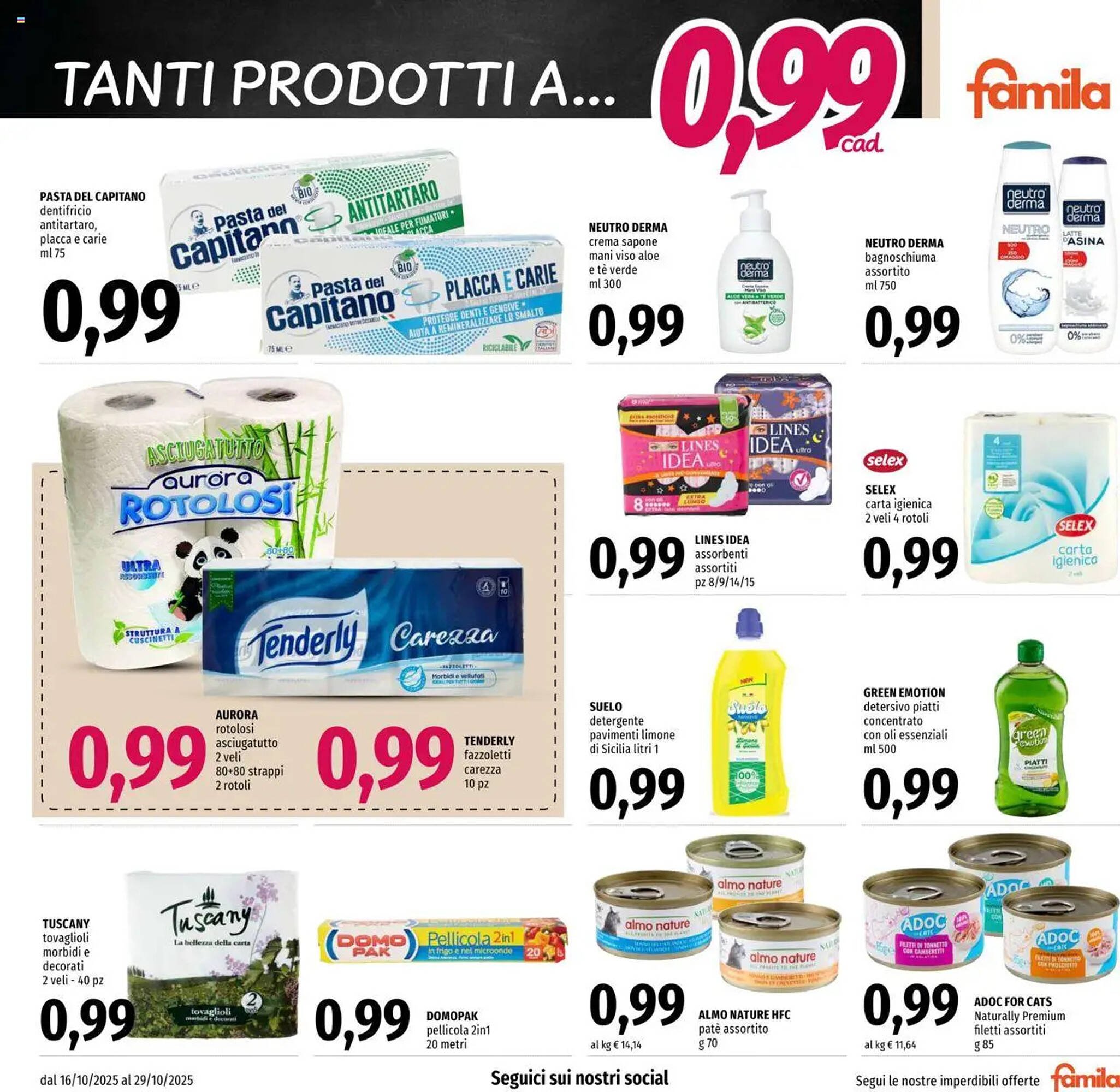 Volantino Famila (2025-10-16 - 2025-10-29)
