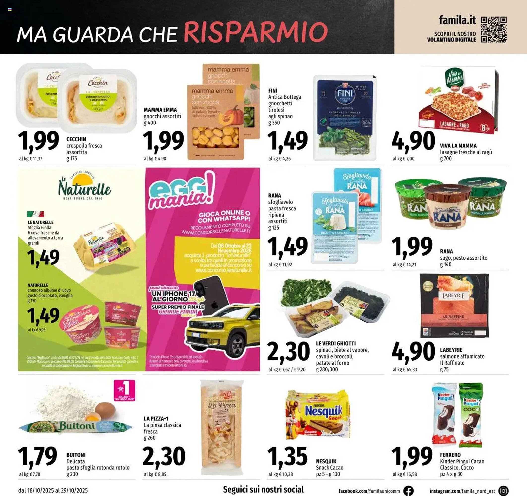 Volantino Famila (2025-10-16 - 2025-10-29)